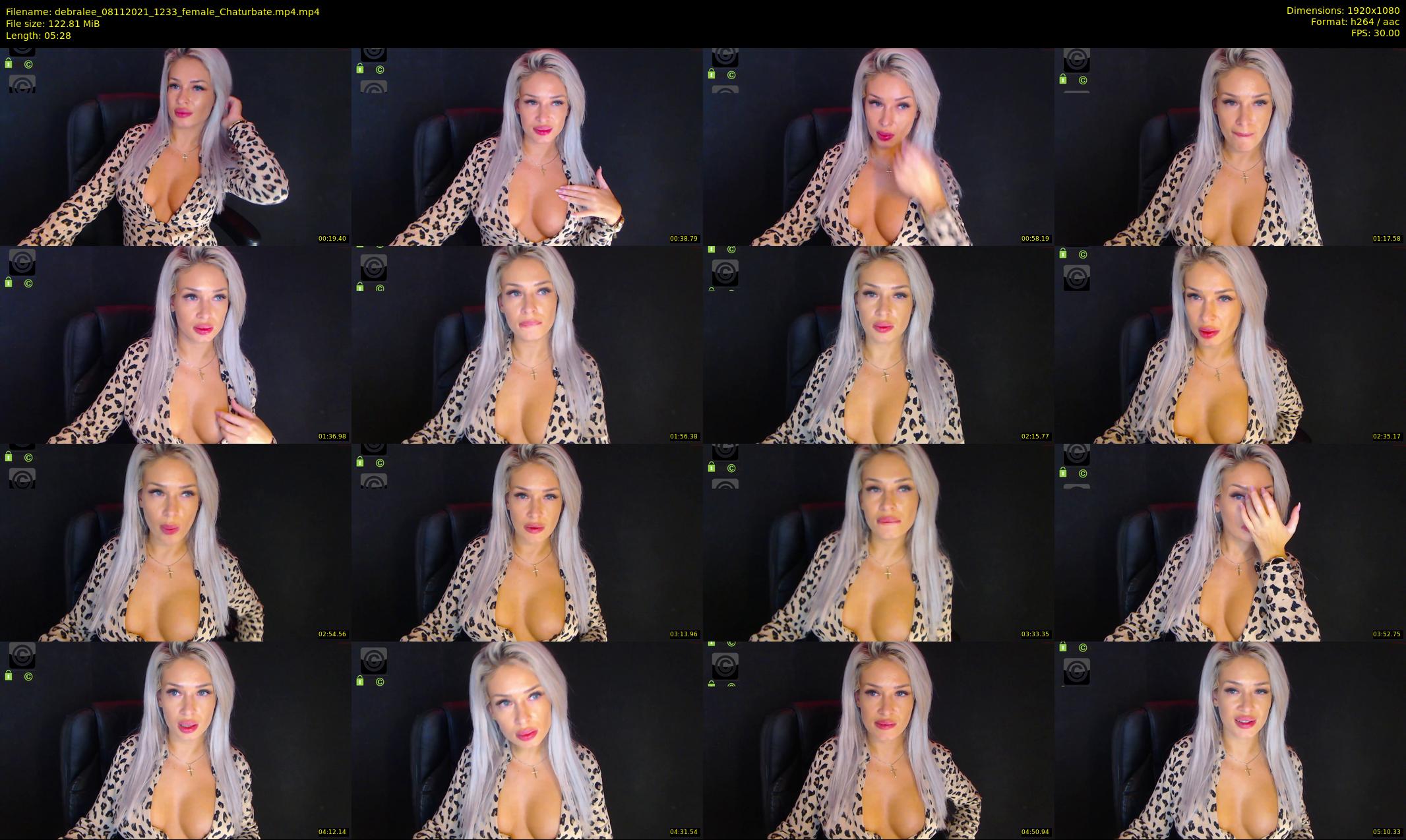 debralee — 6 minute Chaturbate female cam show recording, 1080p, Nov 8, 2021