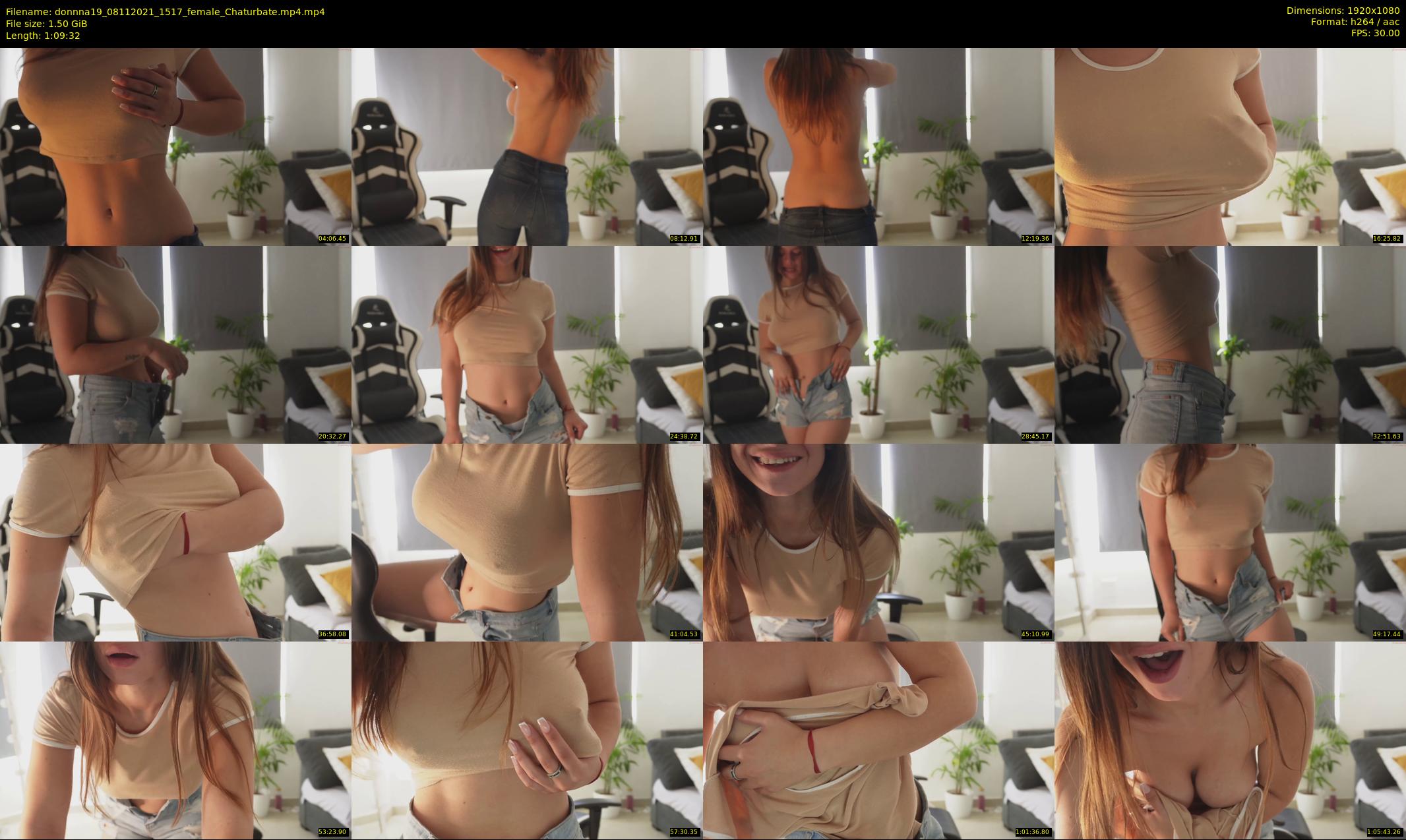 donnna19 — 70 minute Chaturbate female cam show recording, 1080p, Nov 8, 2021