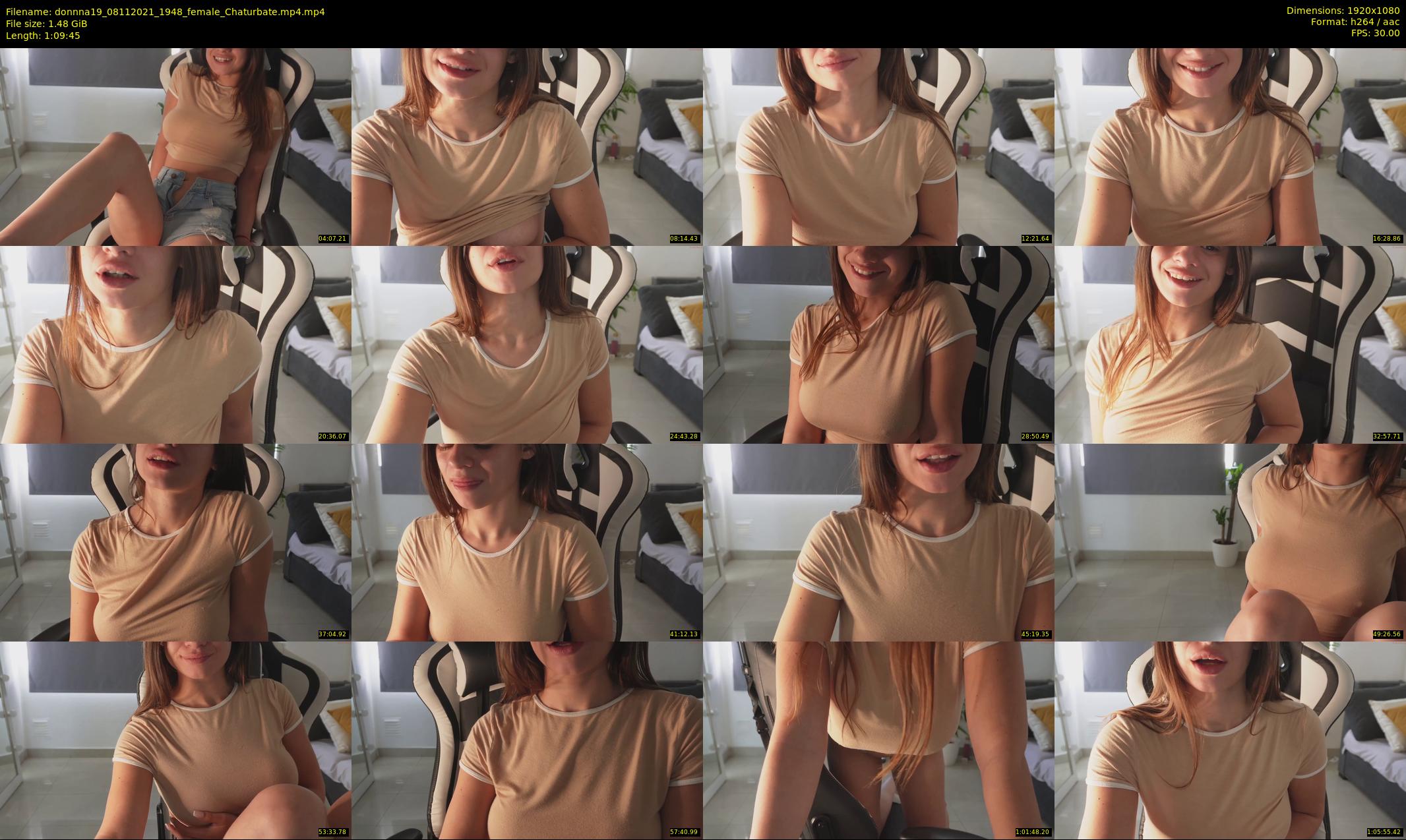 donnna19 — 70 minute Chaturbate female cam show recording, 1080p, Nov 8, 2021