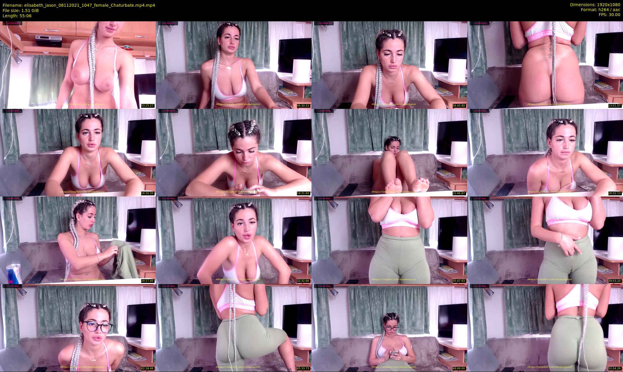 elisabeth_jason — 56 minute Chaturbate couple cam show recording, 1080p, Nov 8, 2021
