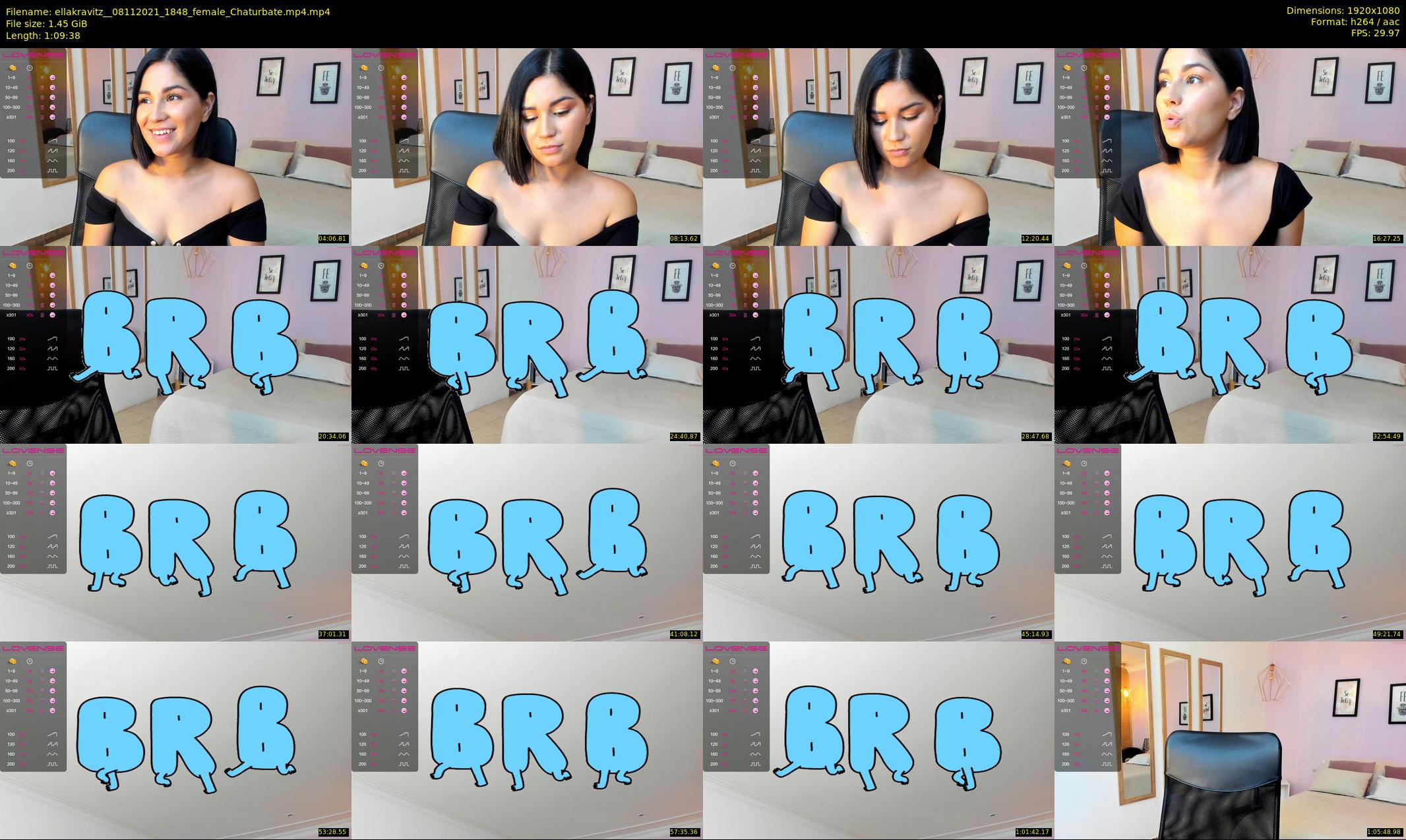 ellakravitz_ — 70 minute Chaturbate female cam show recording, 1080p, Nov 8, 2021