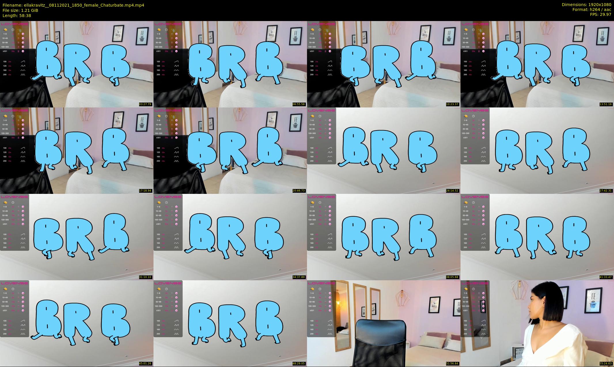 ellakravitz_ — 59 minute Chaturbate female cam show recording, 1080p, Nov 8, 2021