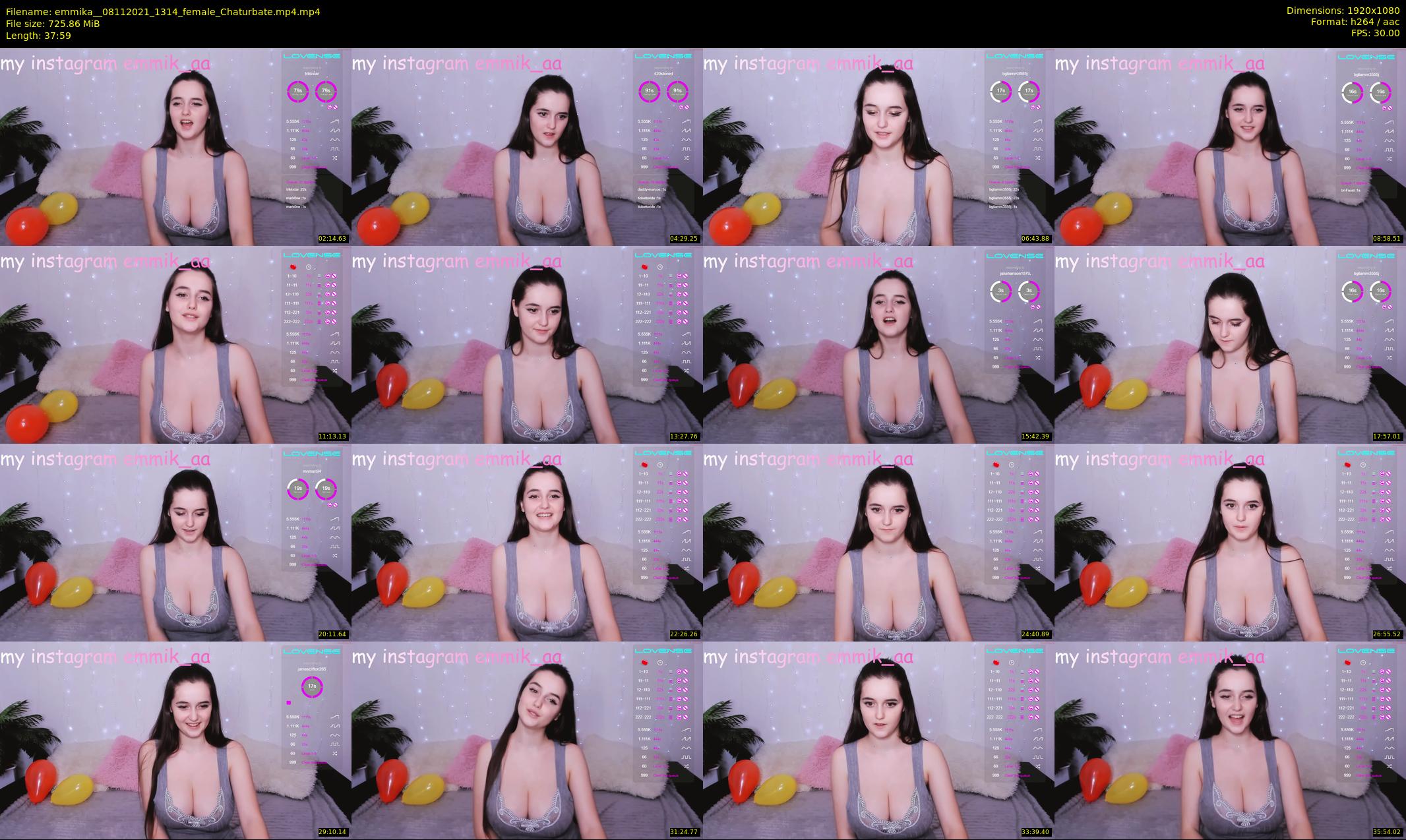 emmika_ — 38 minute Chaturbate female cam show recording, 1080p, Nov 8, 2021