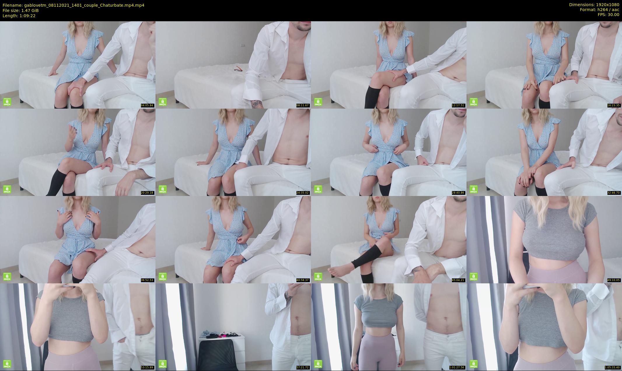 gablovetm — 70 minute Chaturbate couple cam show recording, 1080p, Nov 8, 2021