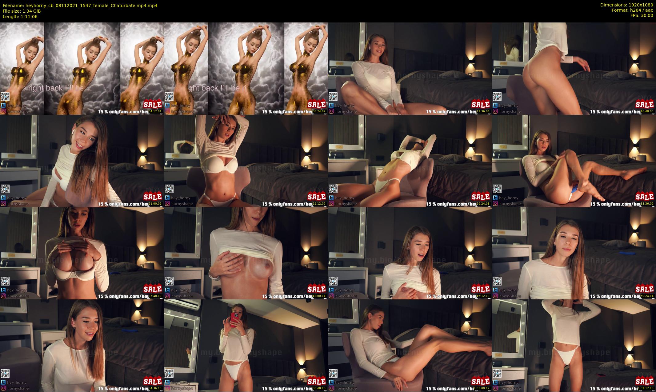 heyhorny_cb — 72 minute Chaturbate couple cam show recording, 1080p, Nov 8, 2021