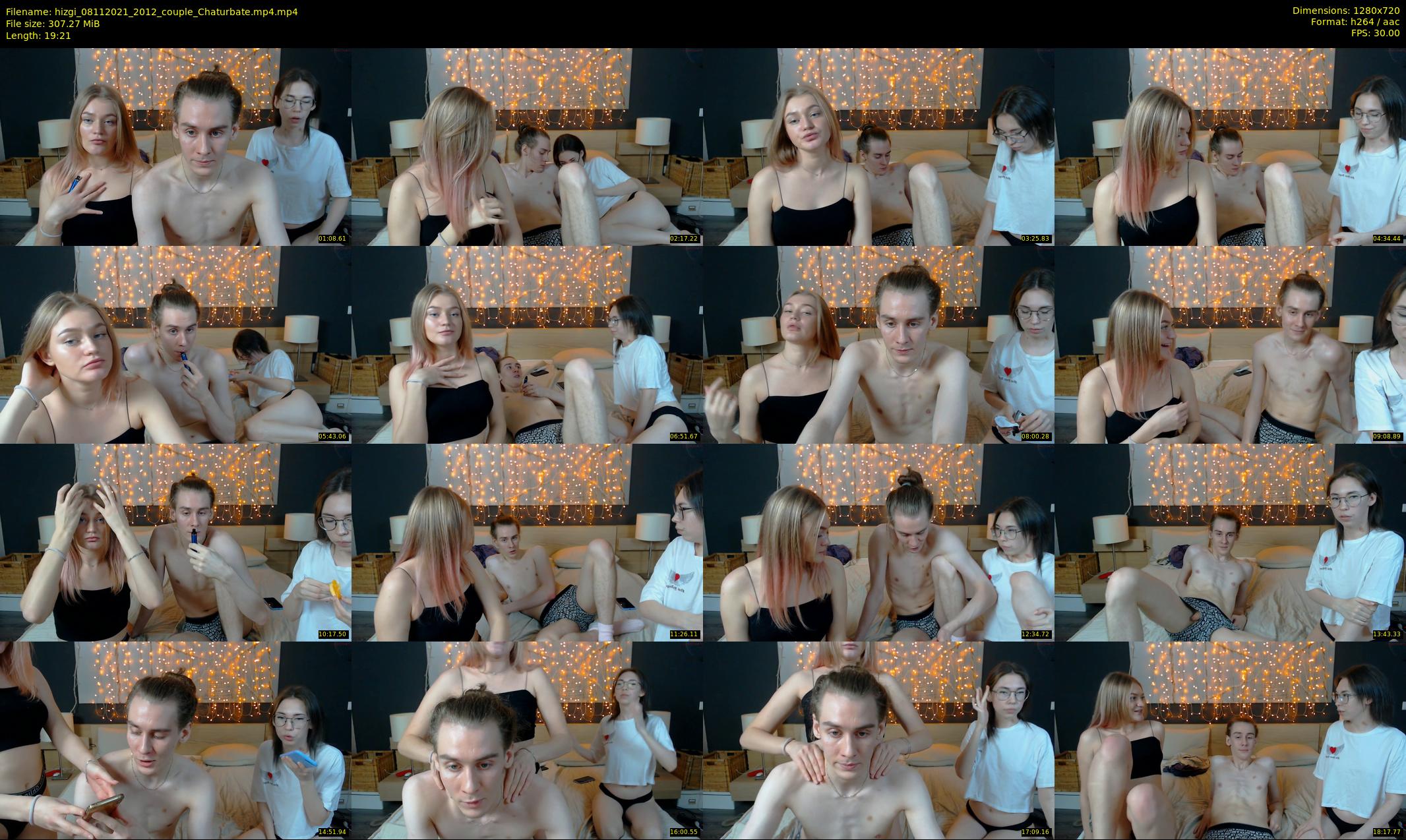 hizgi — 20 minute Chaturbate couple cam show recording, 720p, Nov 8, 2021