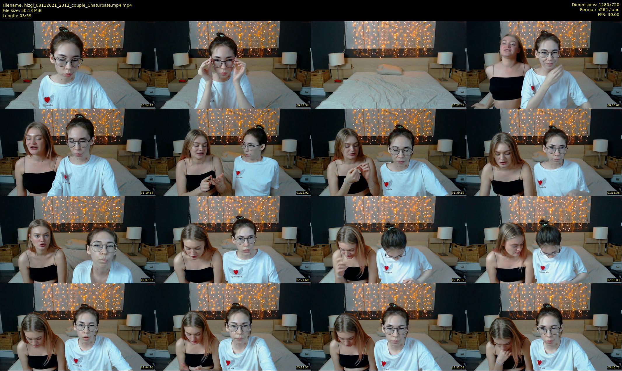 hizgi — 4 minute Chaturbate couple cam show recording, 720p, Nov 8, 2021