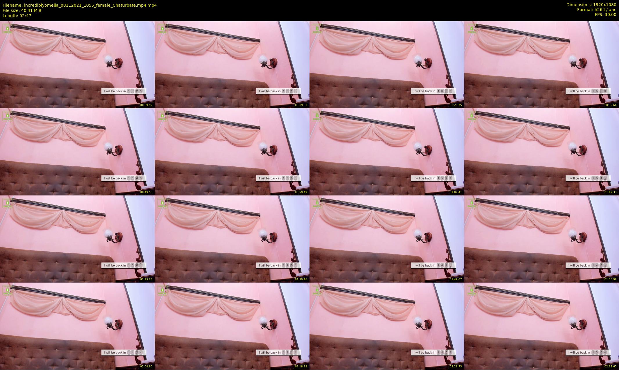 incrediblyomelia — 3 minute Chaturbate female cam show recording, 1080p, Nov 8, 2021