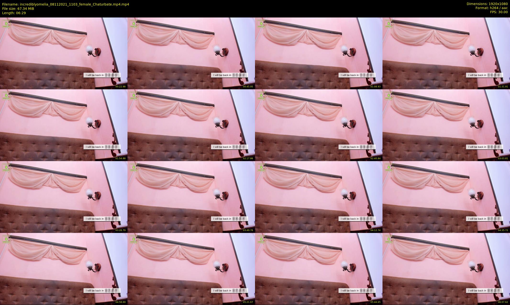 incrediblyomelia — 7 minute Chaturbate female cam show recording, 1080p, Nov 8, 2021