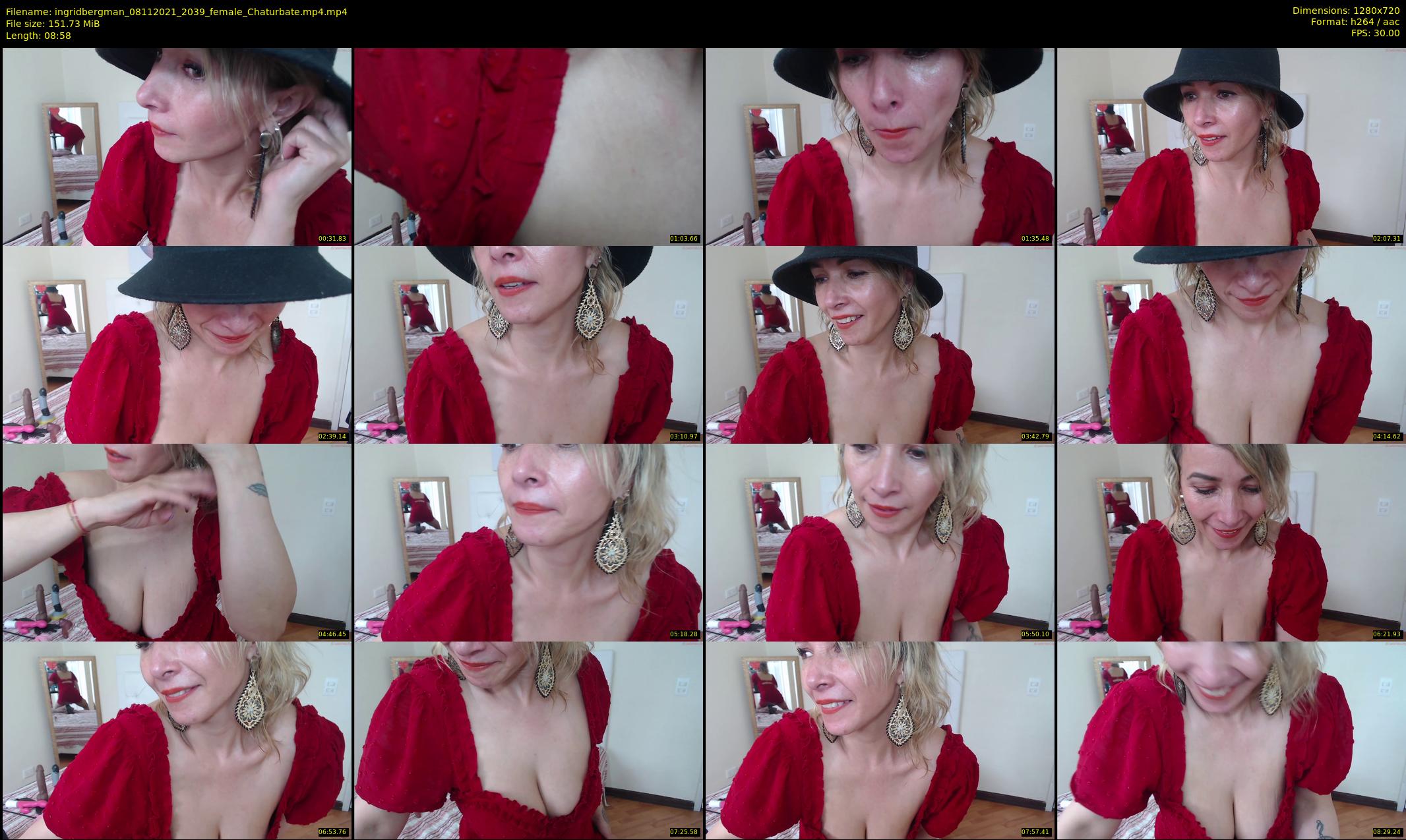 ingridbergman — 9 minute Chaturbate female cam show recording, 720p, Nov 8, 2021