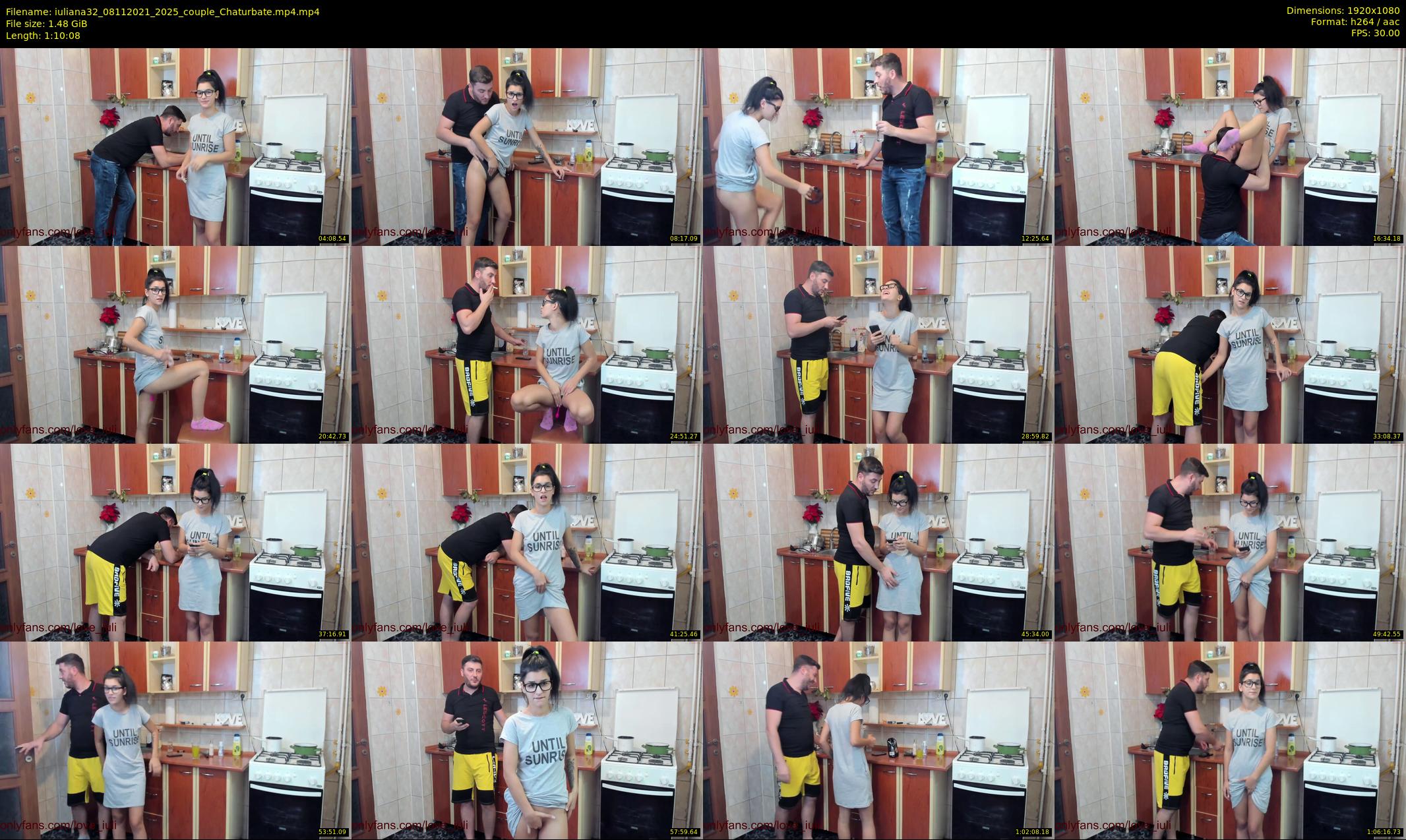 iuliana32 — 71 minute Chaturbate couple cam show recording, 1080p, Nov 8, 2021