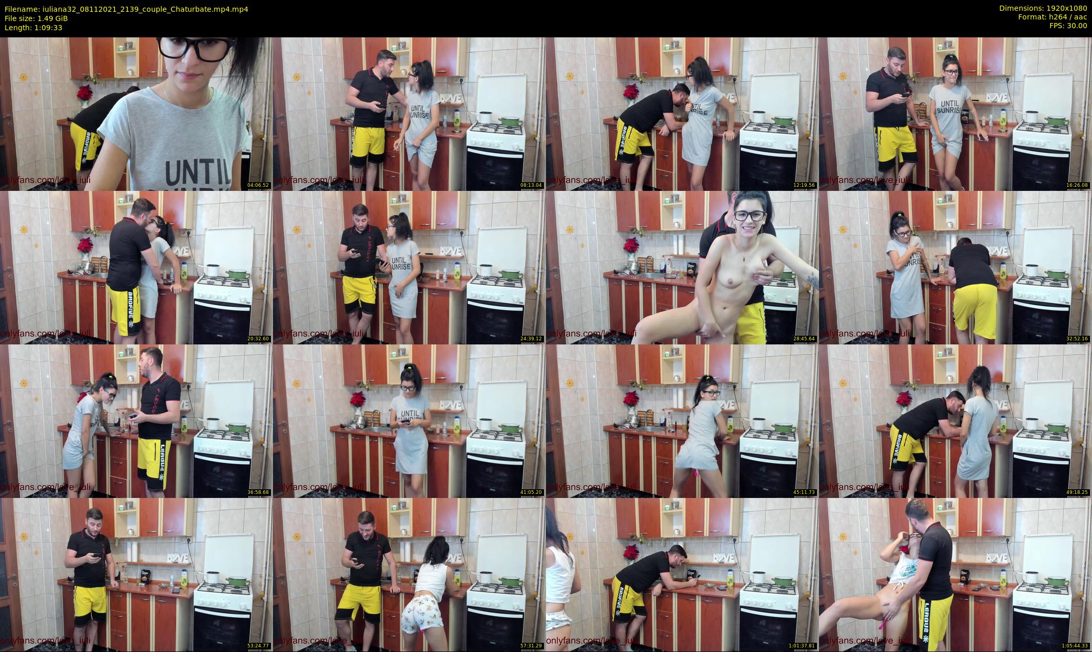 iuliana32 — 70 minute Chaturbate couple cam show recording, 1080p, Nov 8, 2021