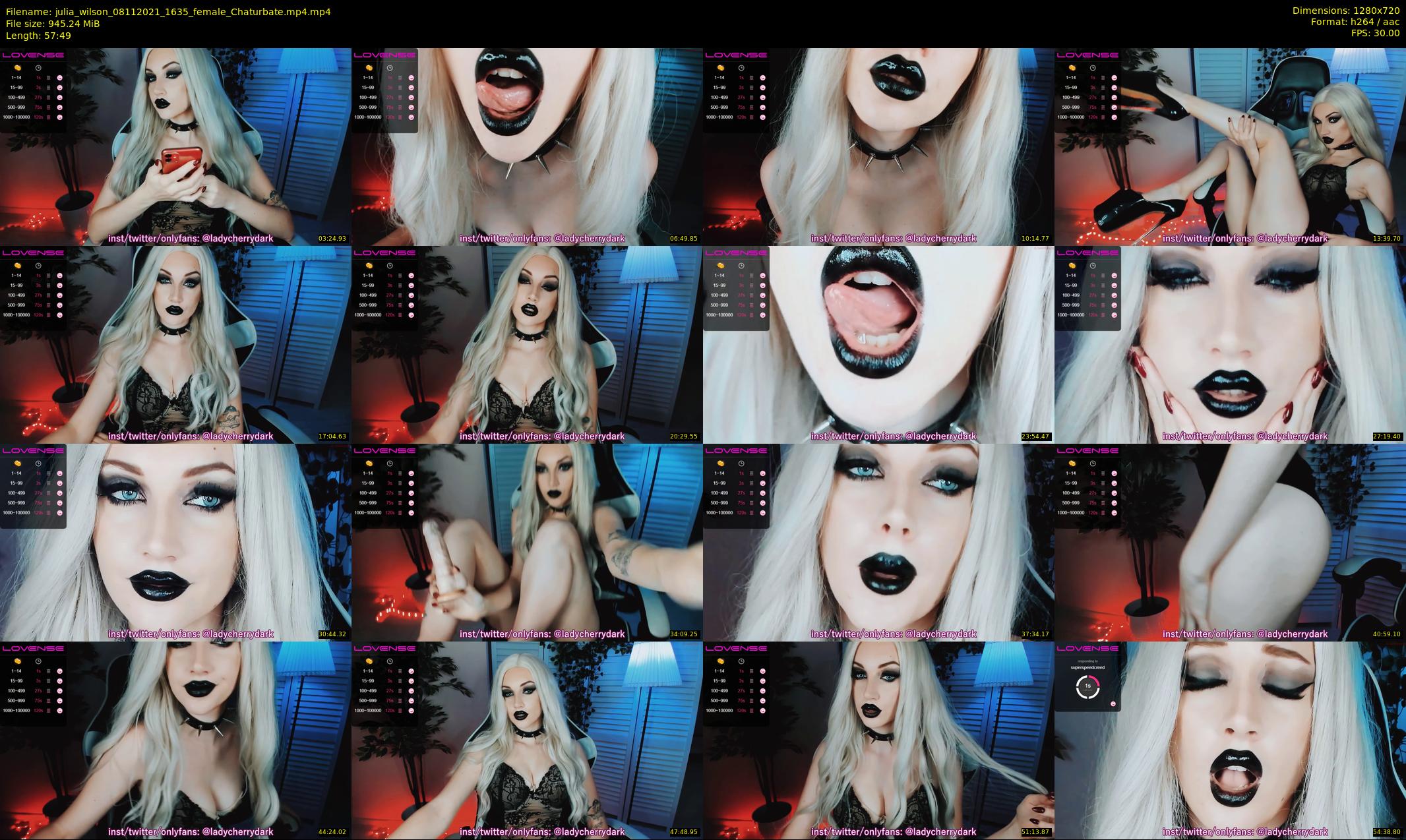 julia_wilson — 58 minute Chaturbate female cam show recording, 720p, Nov 8, 2021