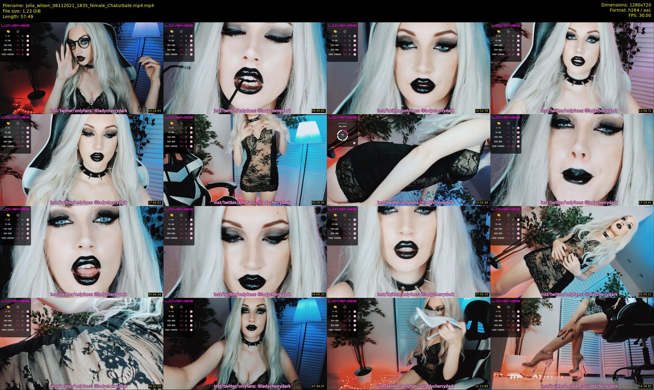 julia_wilson — 58 minute Chaturbate female cam show recording, 720p, Nov 8, 2021