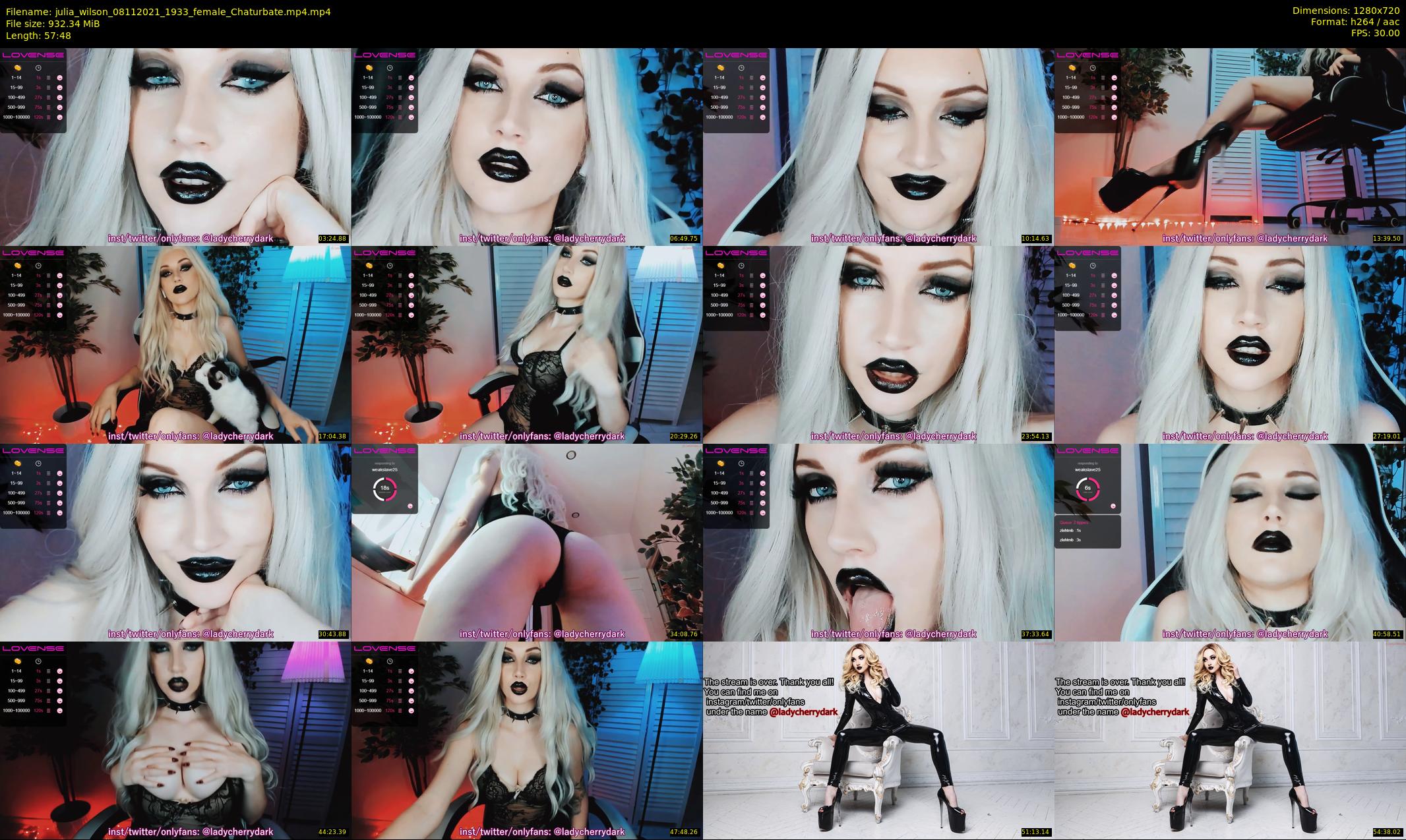 julia_wilson — 58 minute Chaturbate female cam show recording, 720p, Nov 8, 2021