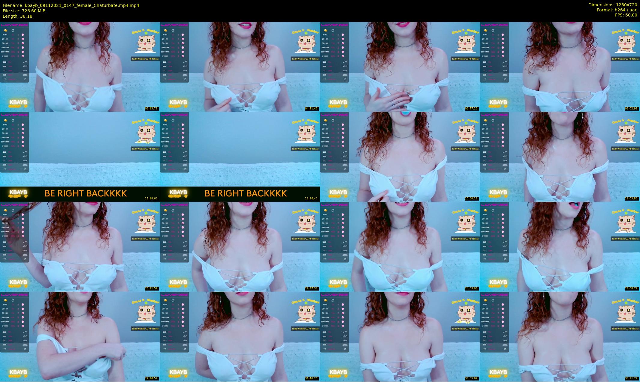 kbayb — 39 minute Chaturbate female cam show recording, 720p, Nov 9, 2021