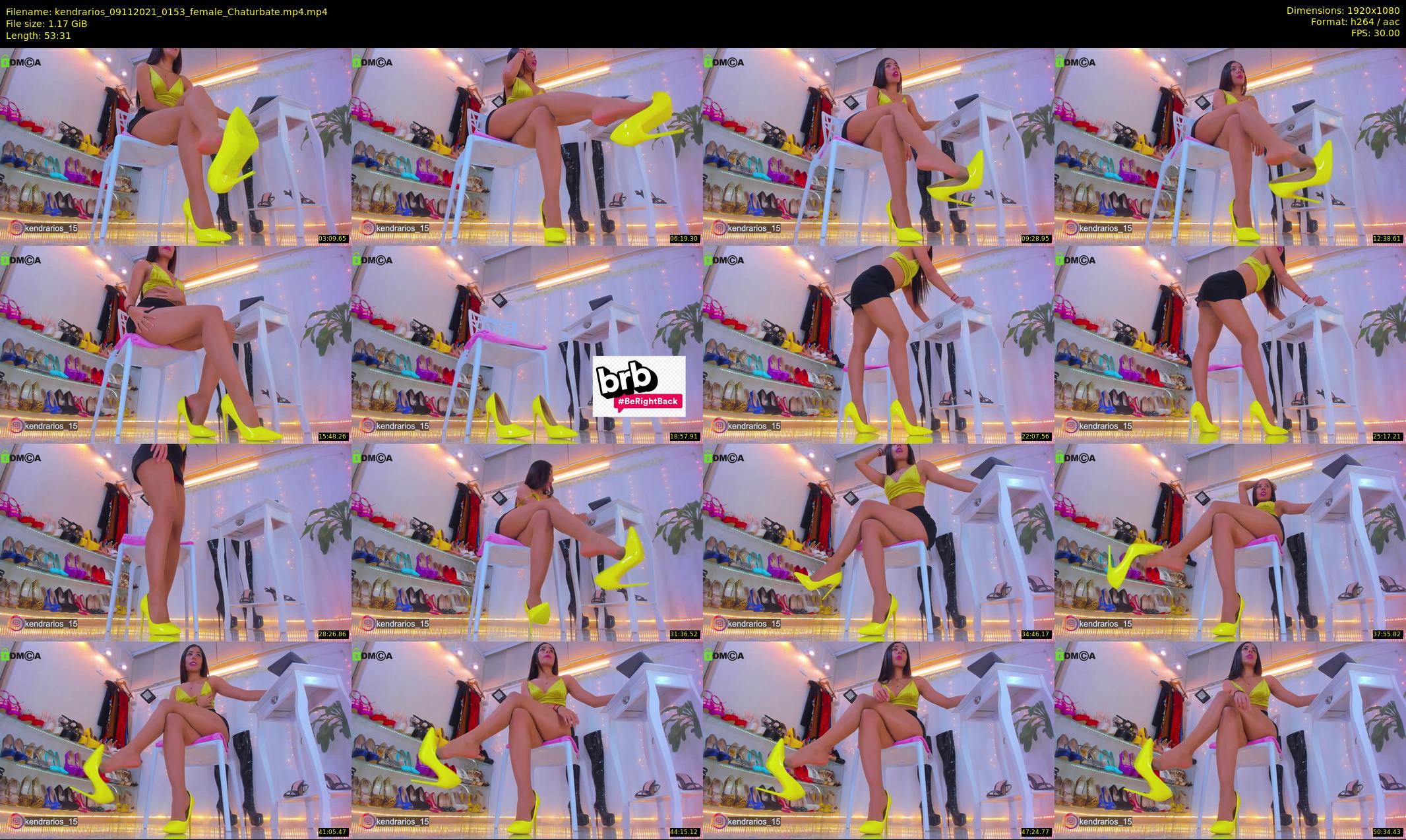 kendrarios — 54 minute Chaturbate female cam show recording, 1080p, Nov 9, 2021