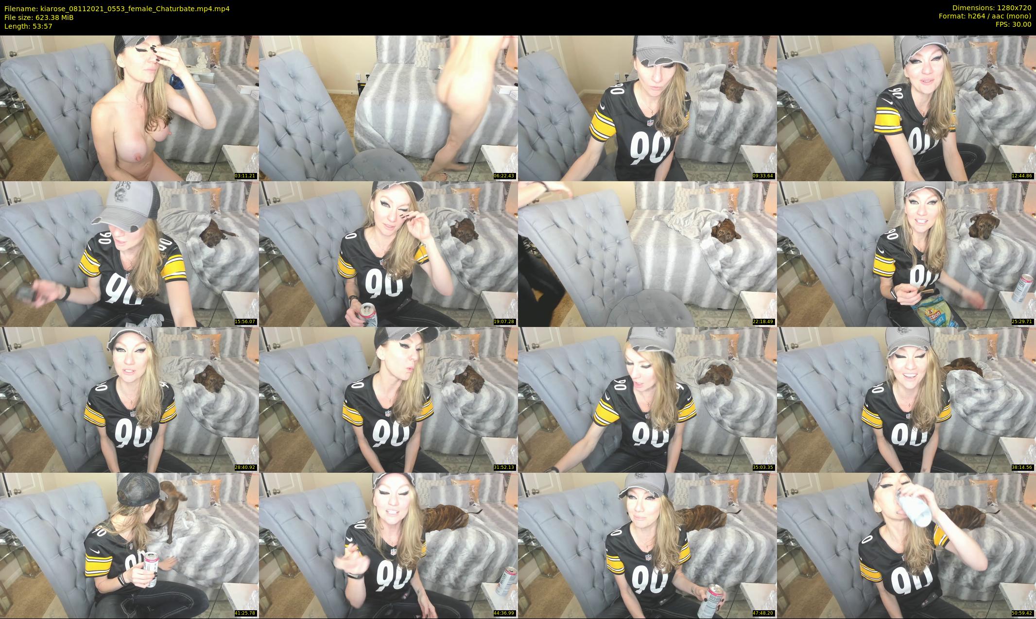 kiarose — 54 minute Chaturbate female cam show recording, 720p, Nov 8, 2021