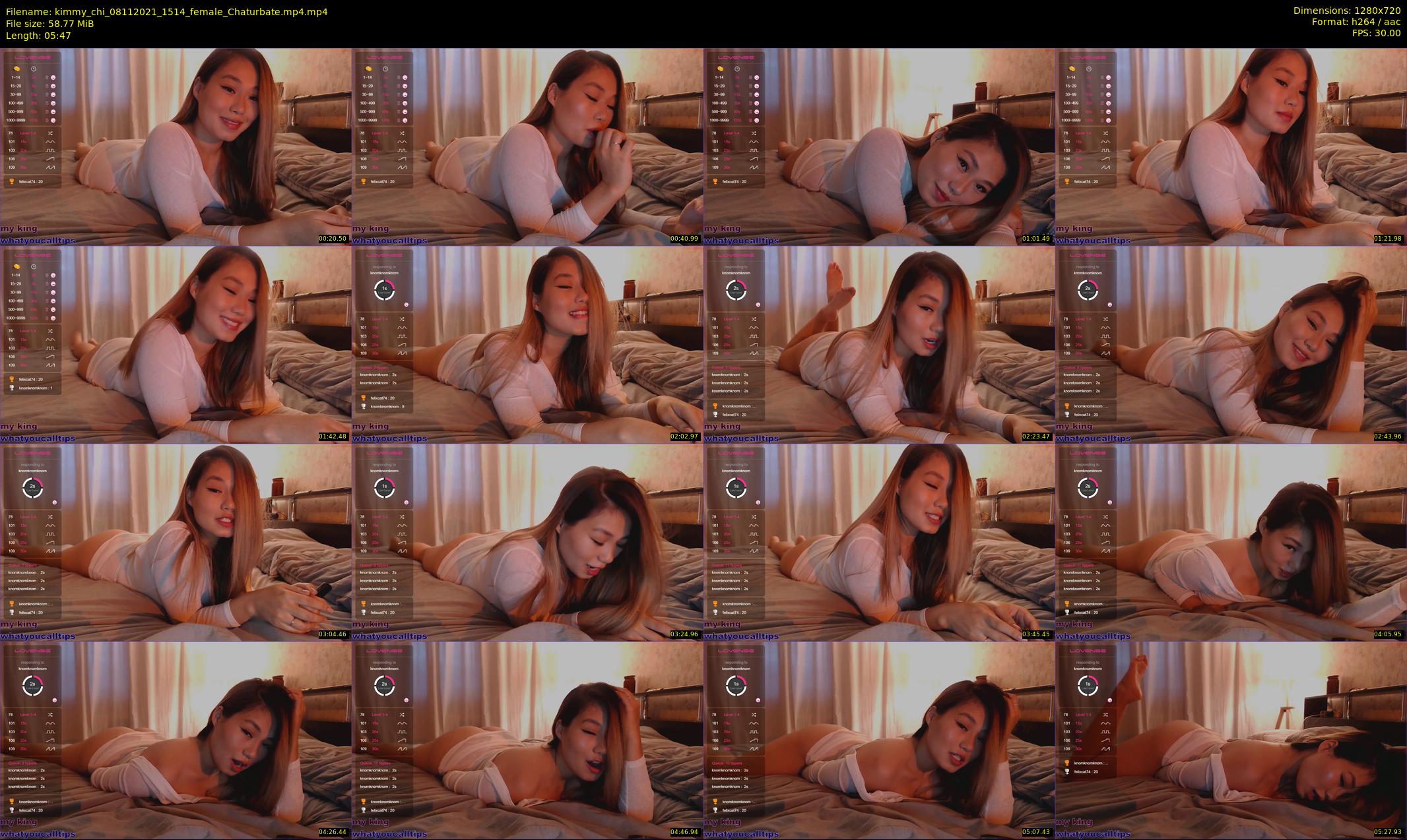 kimmy_chi — 6 minute Chaturbate female cam show recording, 720p, Nov 8, 2021