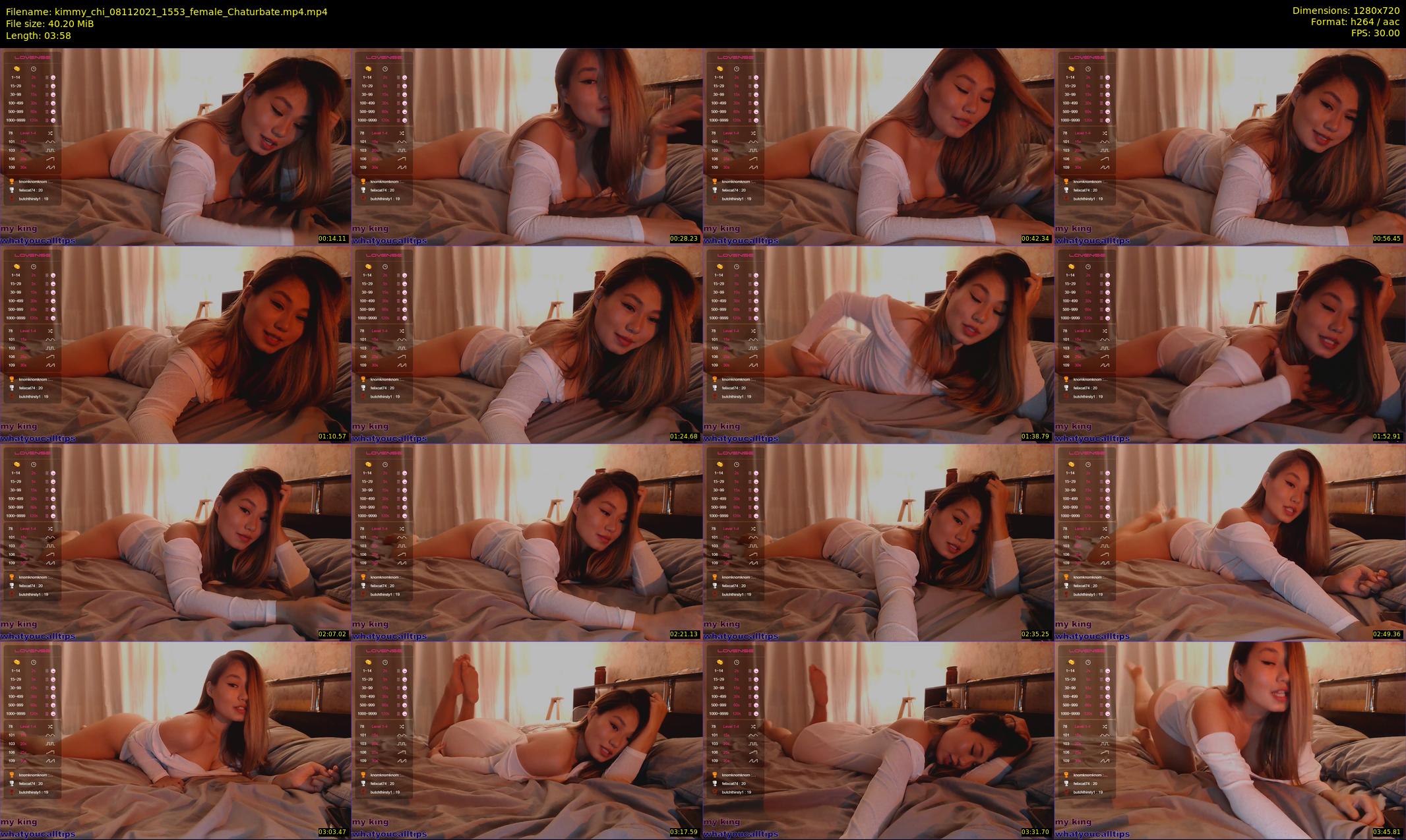 kimmy_chi — 4 minute Chaturbate female cam show recording, 720p, Nov 8, 2021