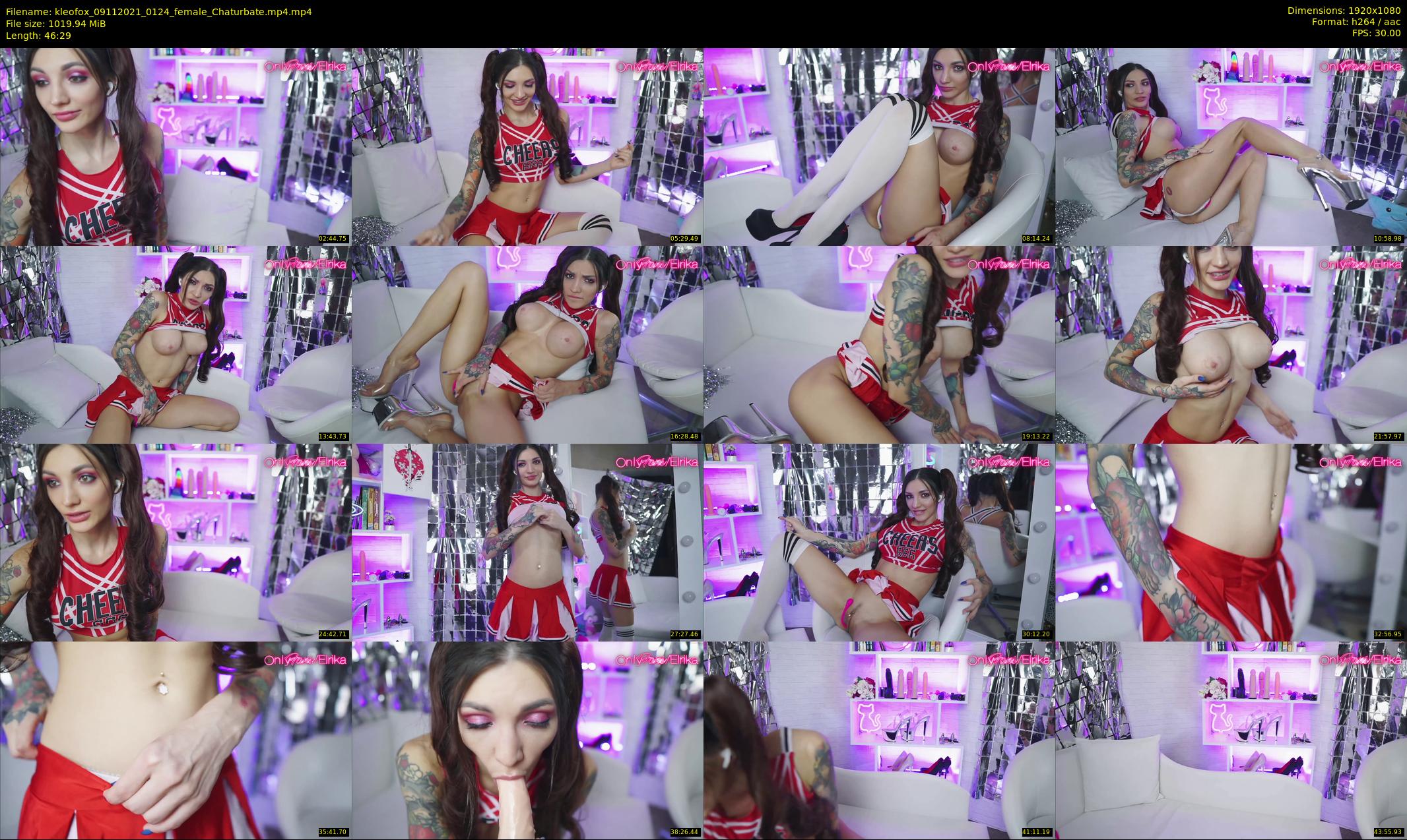 kleofox — 47 minute Chaturbate female cam show recording, 1080p, Nov 9, 2021
