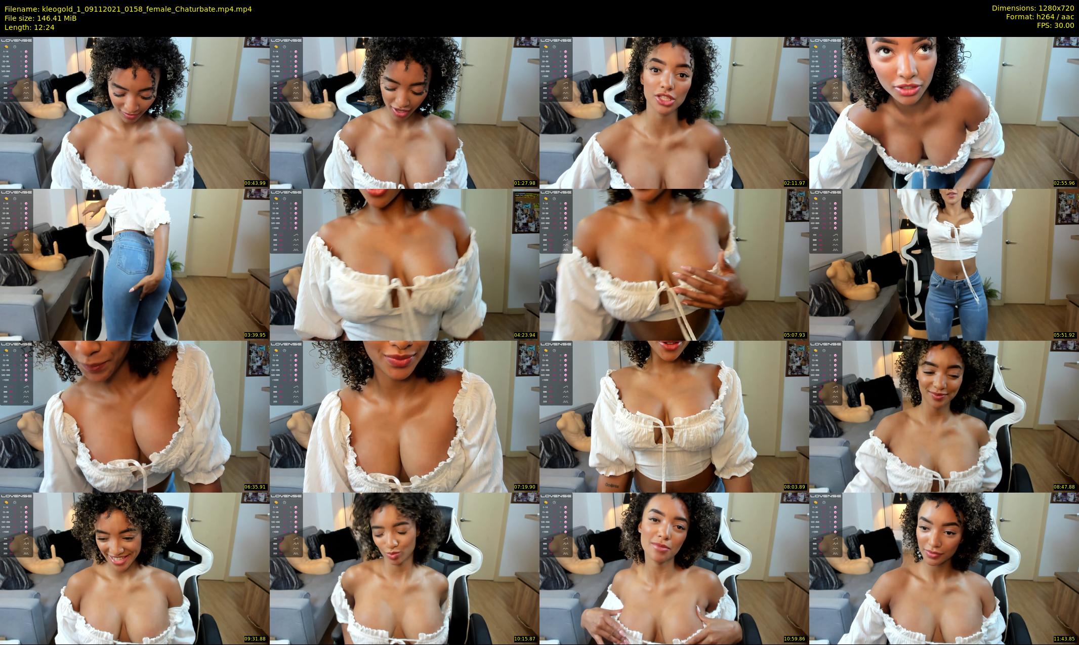 kleogold_1 — 13 minute Chaturbate female cam show recording, 720p, Nov 9, 2021