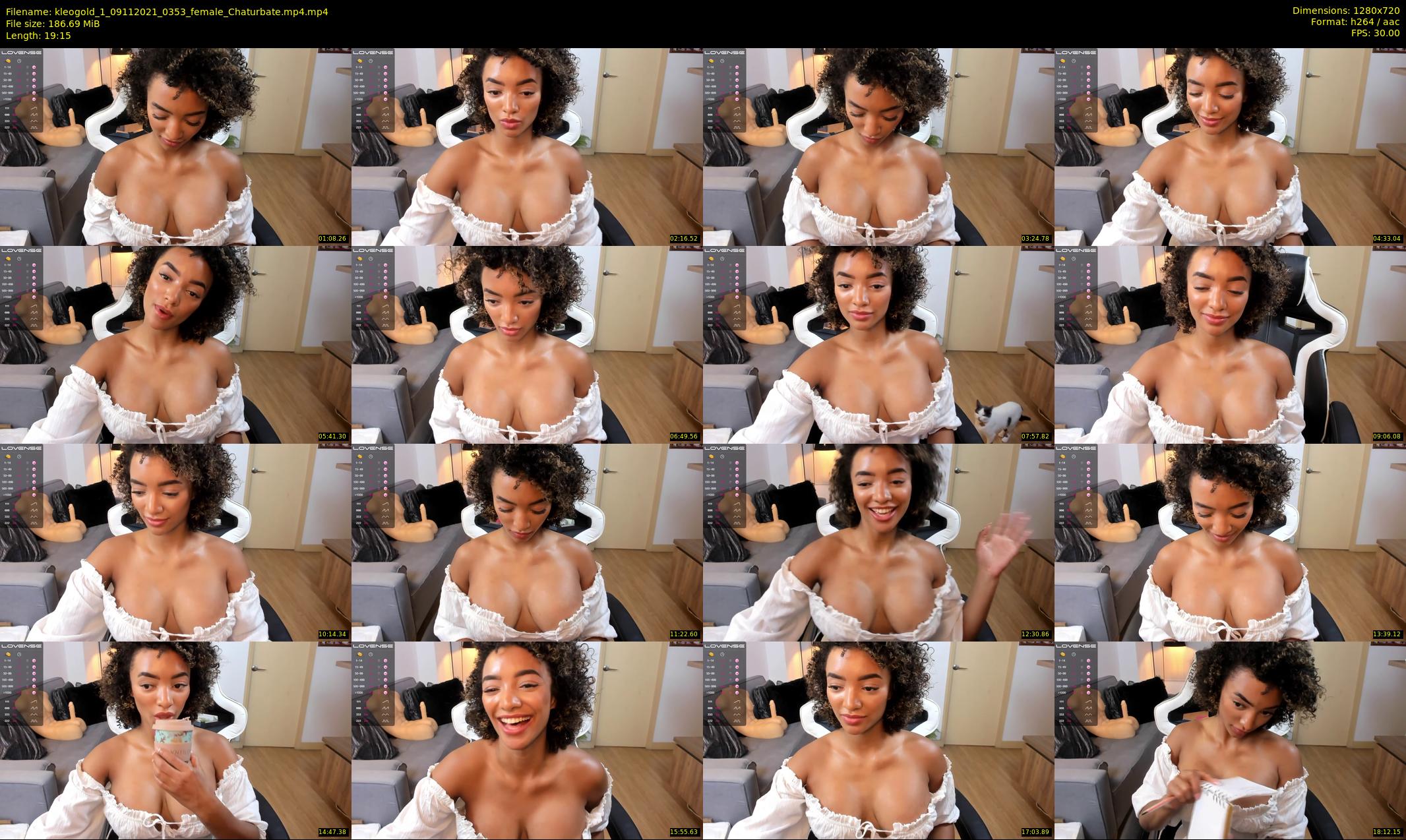 kleogold_1 — 20 minute Chaturbate female cam show recording, 720p, Nov 9, 2021