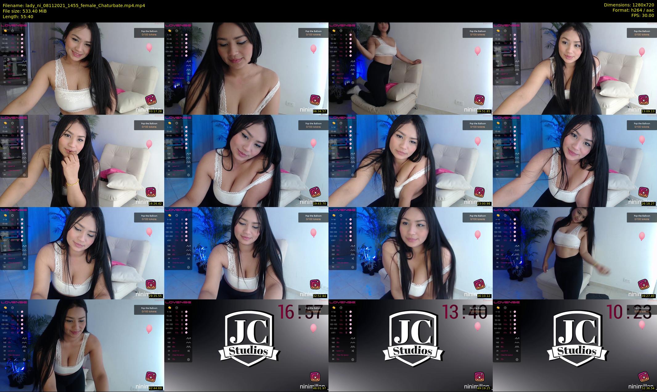 lady_ni — 56 minute Chaturbate female cam show recording, 720p, Nov 8, 2021