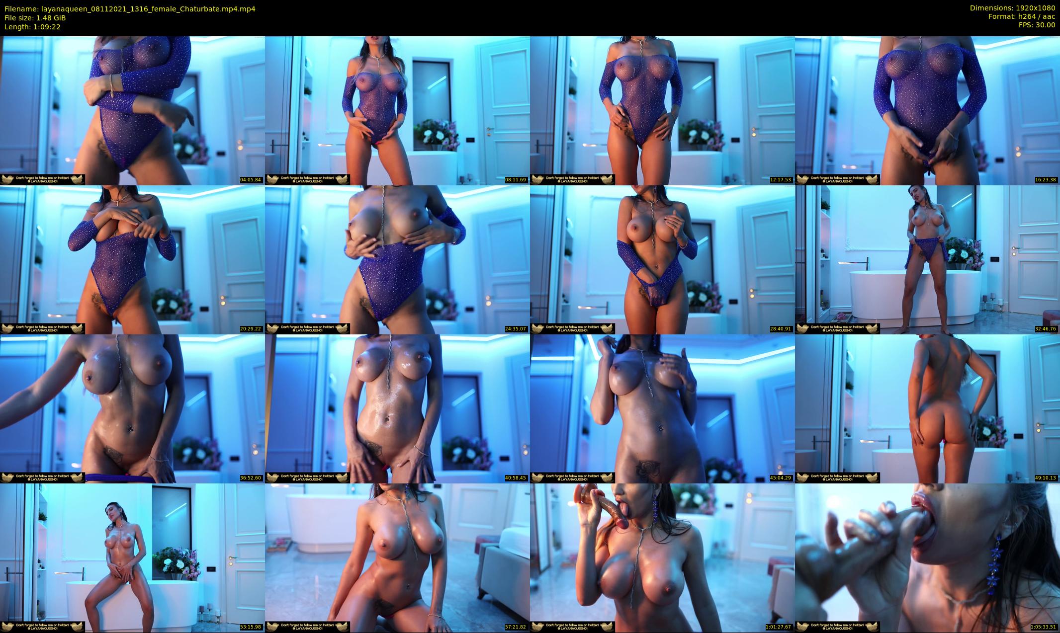 layanaqueen — 70 minute Chaturbate female cam show recording, 1080p, Nov 8, 2021