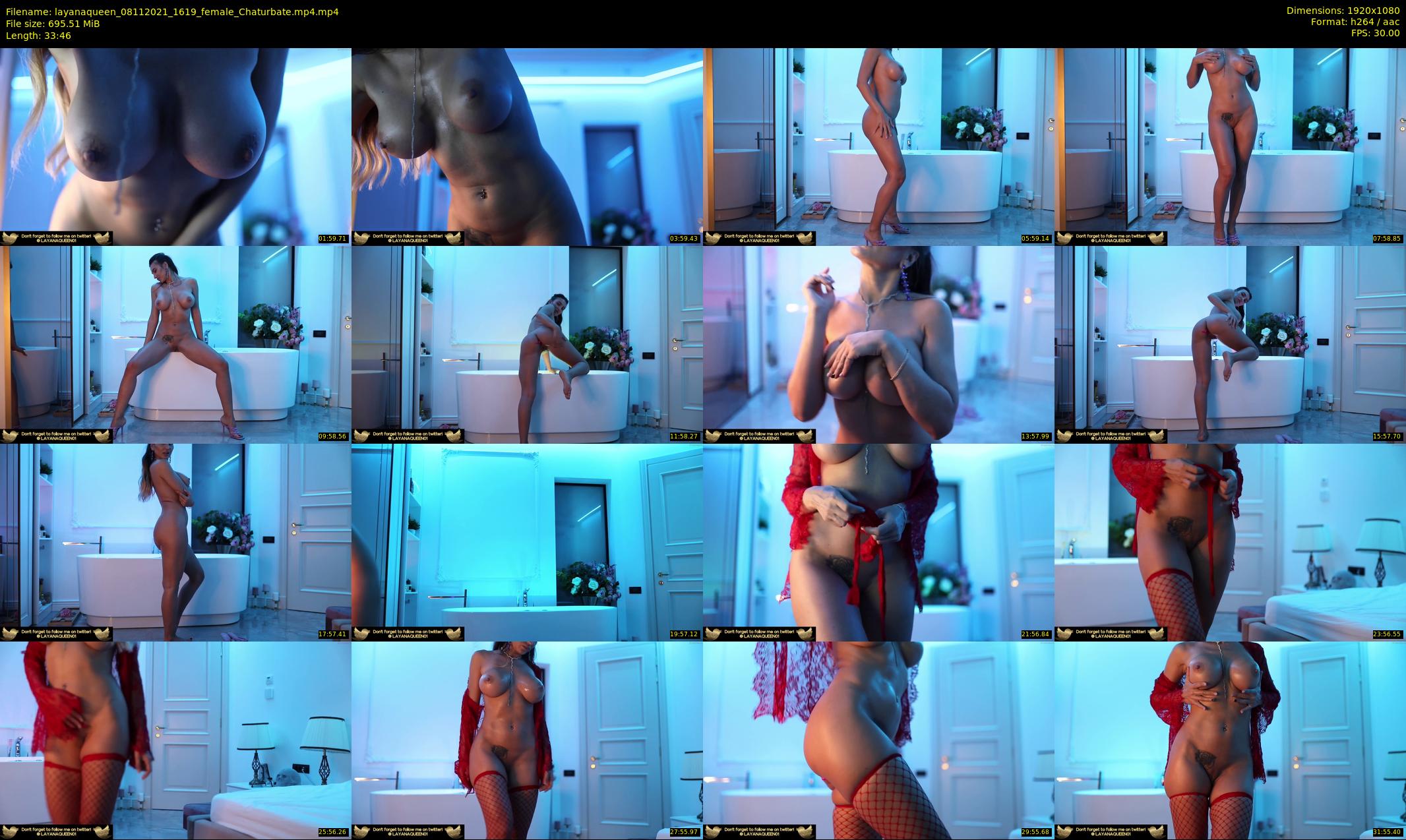 layanaqueen — 34 minute Chaturbate female cam show recording, 1080p, Nov 8, 2021