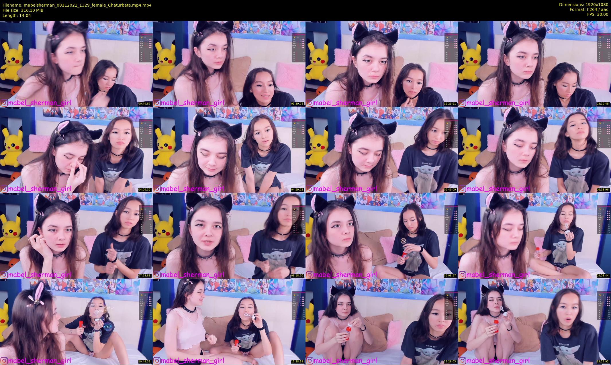 mabelsherman — 15 minute Chaturbate couple cam show recording, 1080p, Nov 8, 2021