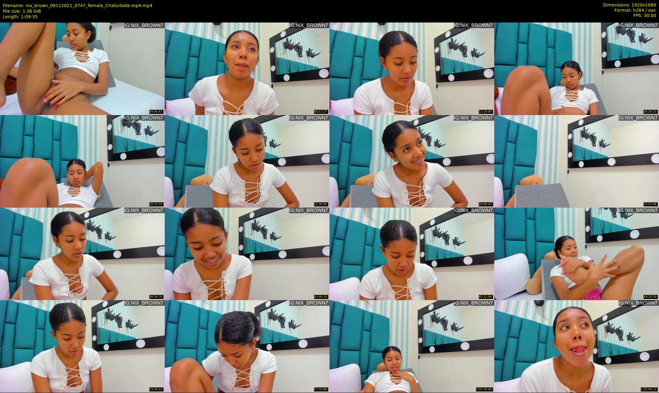 nix_brown — 70 minute Chaturbate female cam show recording, 1080p, Nov 8, 2021