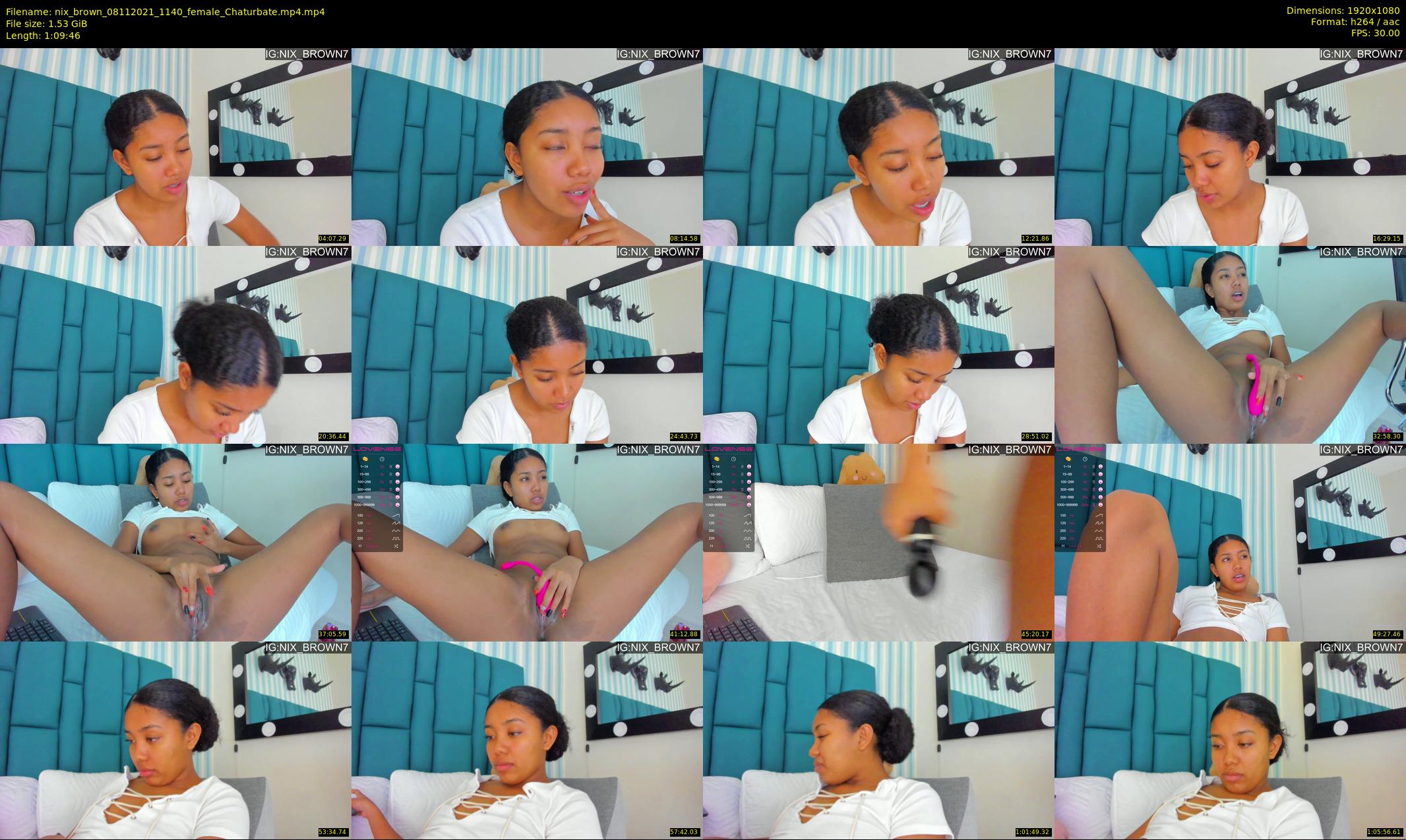 nix_brown — 70 minute Chaturbate female cam show recording, 1080p, Nov 8, 2021