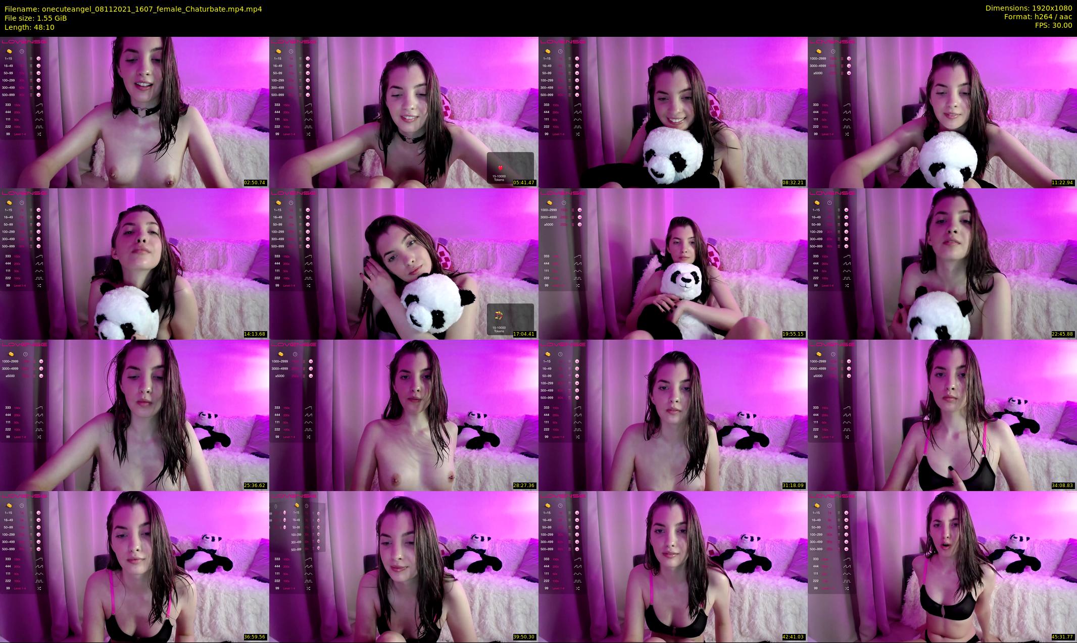 onecuteangel — 49 minute Chaturbate female cam show recording, 1080p, Nov 8, 2021