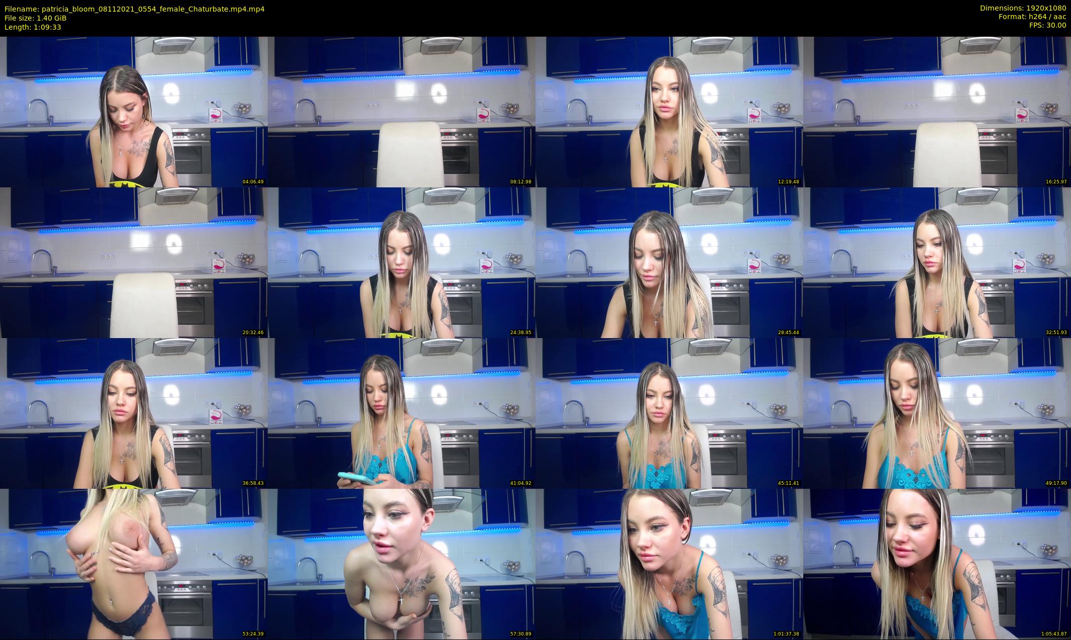patricia_bloom — 70 minute Chaturbate female cam show recording, 1080p, Nov 8, 2021