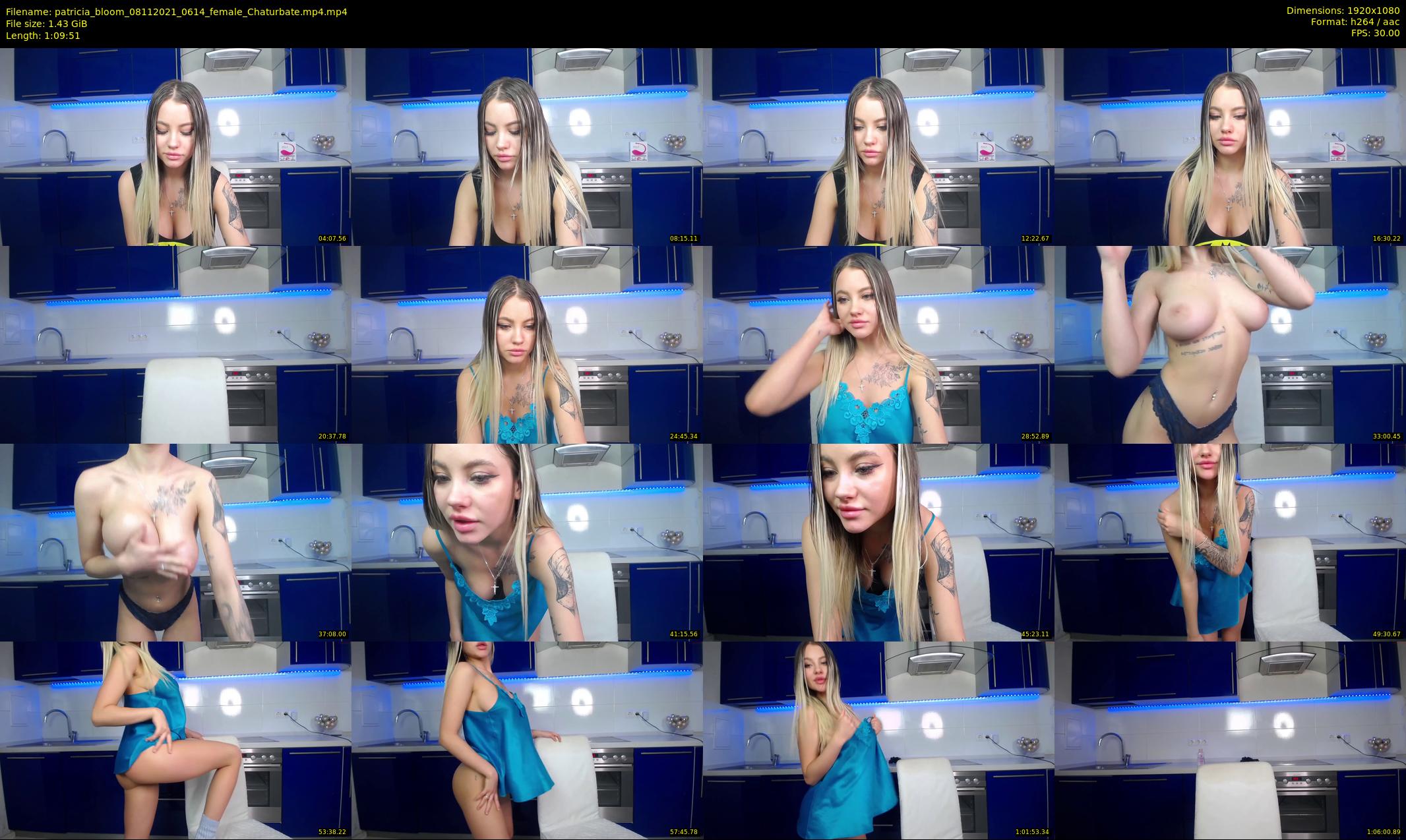 patricia_bloom — 70 minute Chaturbate female cam show recording, 1080p, Nov 8, 2021