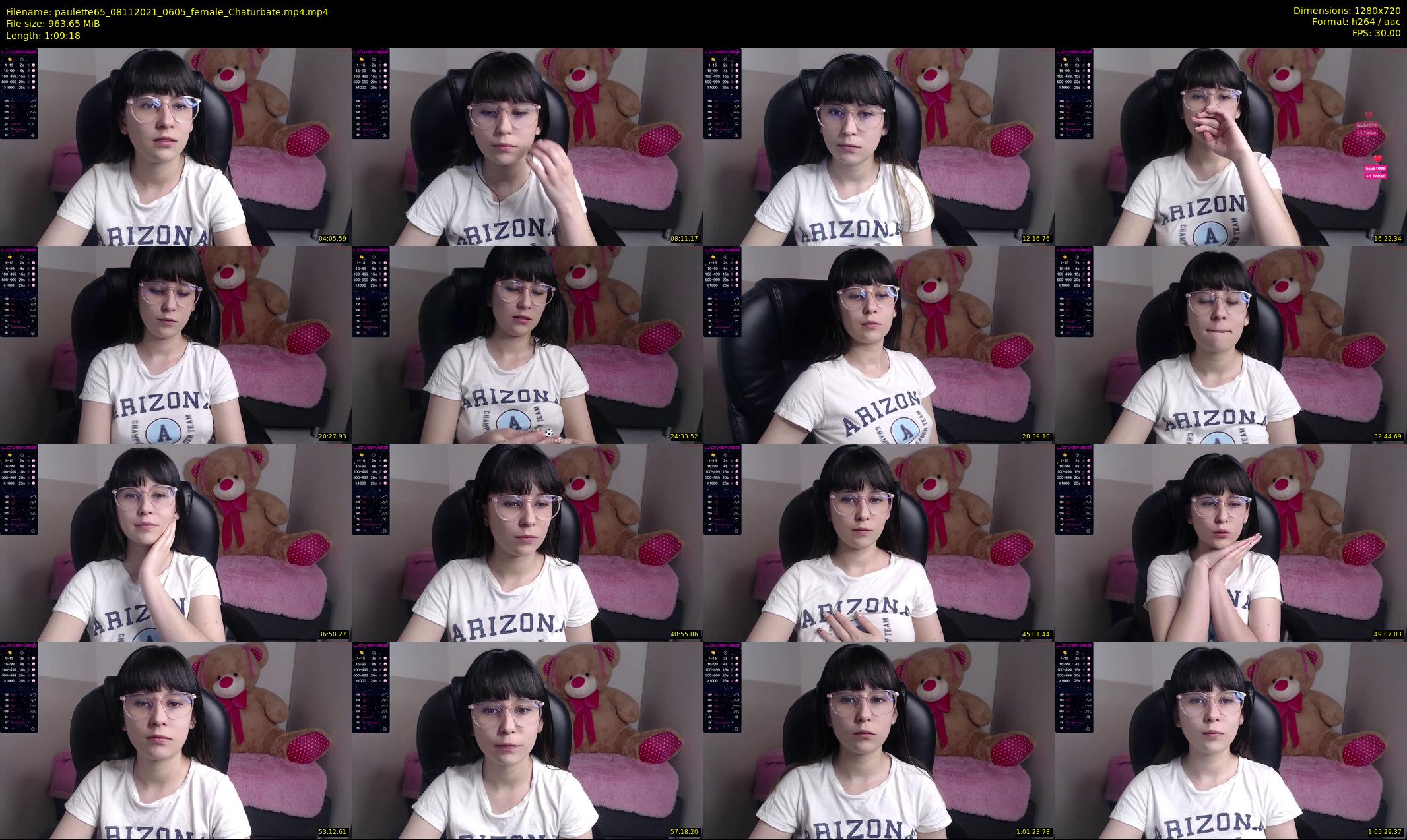 paulette65 — 70 minute Chaturbate female cam show recording, 720p, Nov 8, 2021