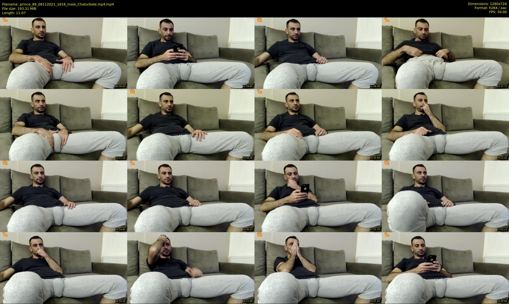 prince_89 — 12 minute Chaturbate male cam show recording, 720p, Nov 8, 2021