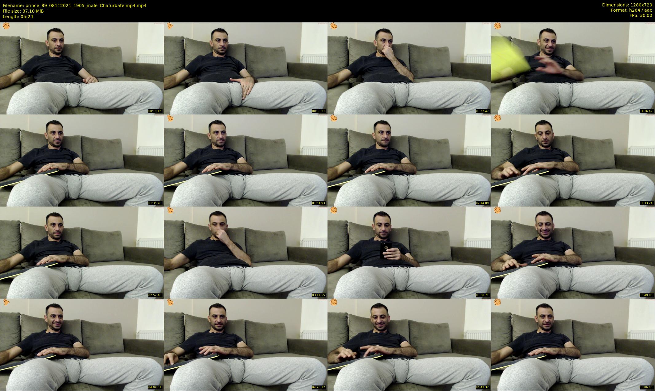 prince_89 — 6 minute Chaturbate male cam show recording, 720p, Nov 8, 2021
