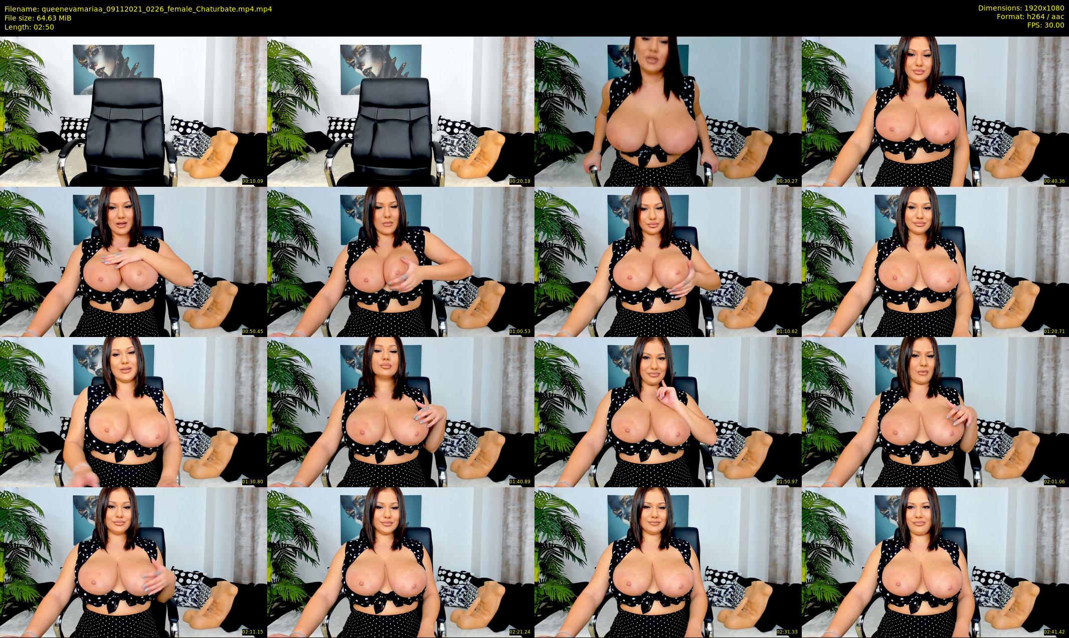 queenevamariaa — 3 minute Chaturbate female cam show recording, 1080p, Nov 9, 2021