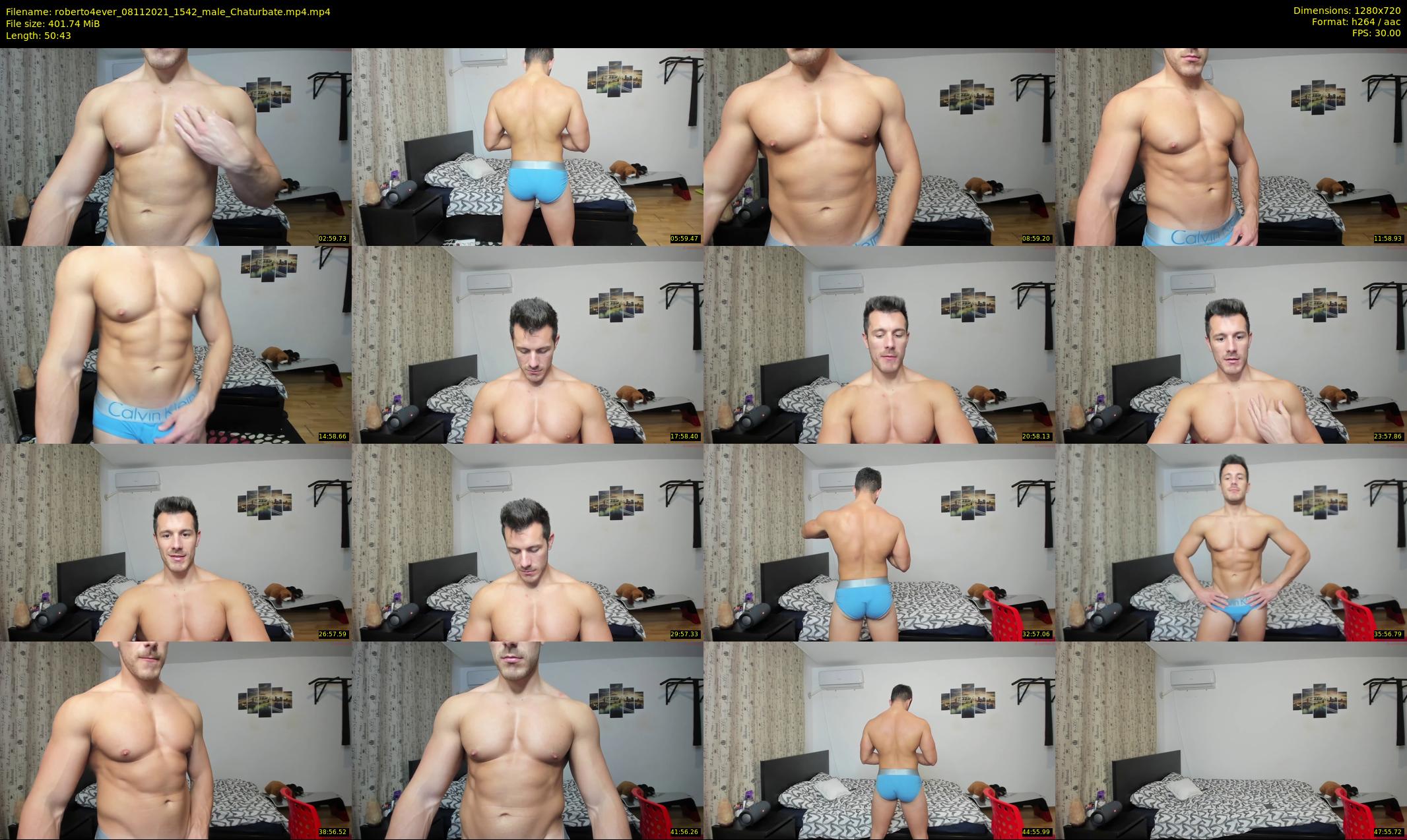 roberto4ever — 51 minute Chaturbate male cam show recording, 720p, Nov 8, 2021