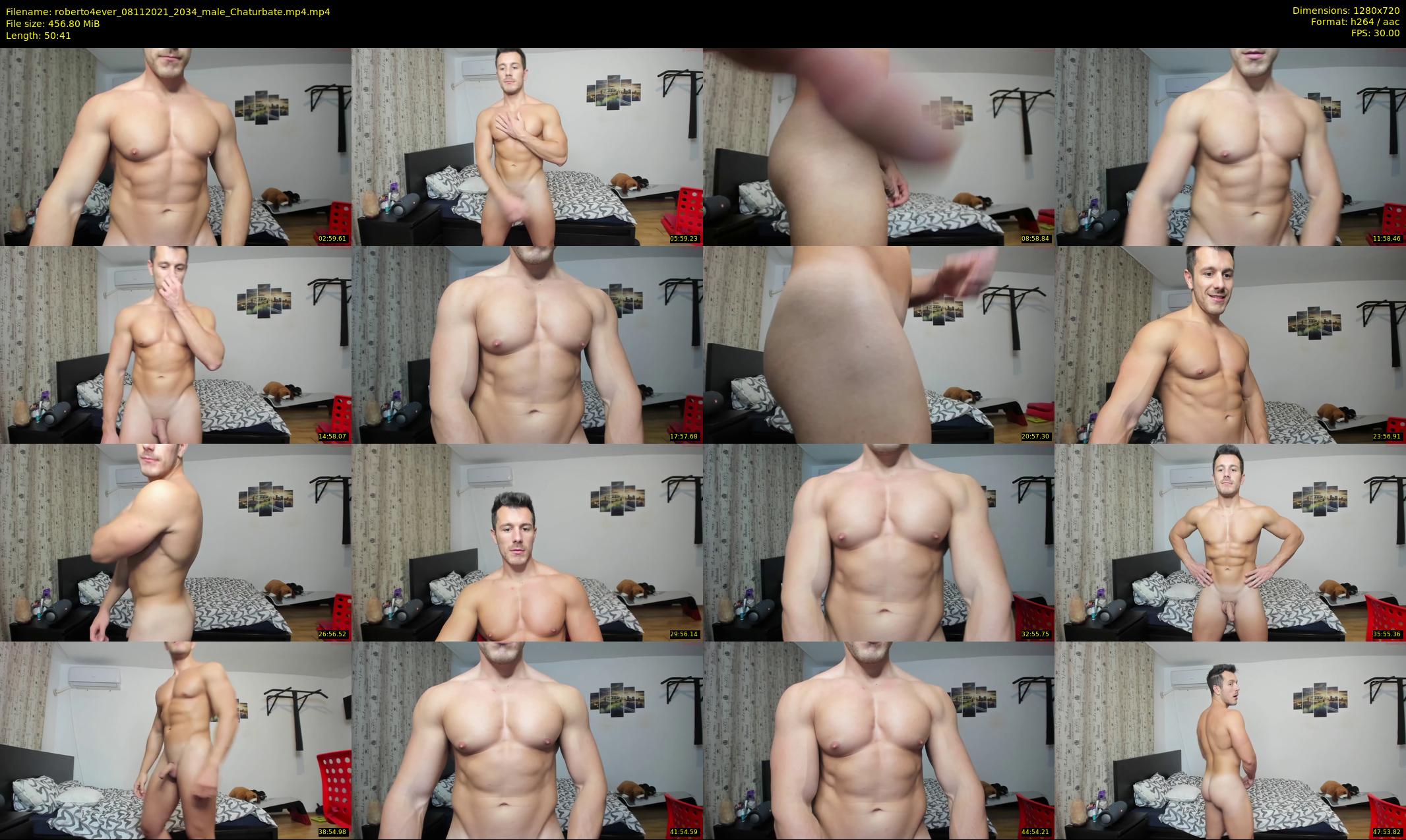 roberto4ever — 51 minute Chaturbate male cam show recording, 720p, Nov 8, 2021