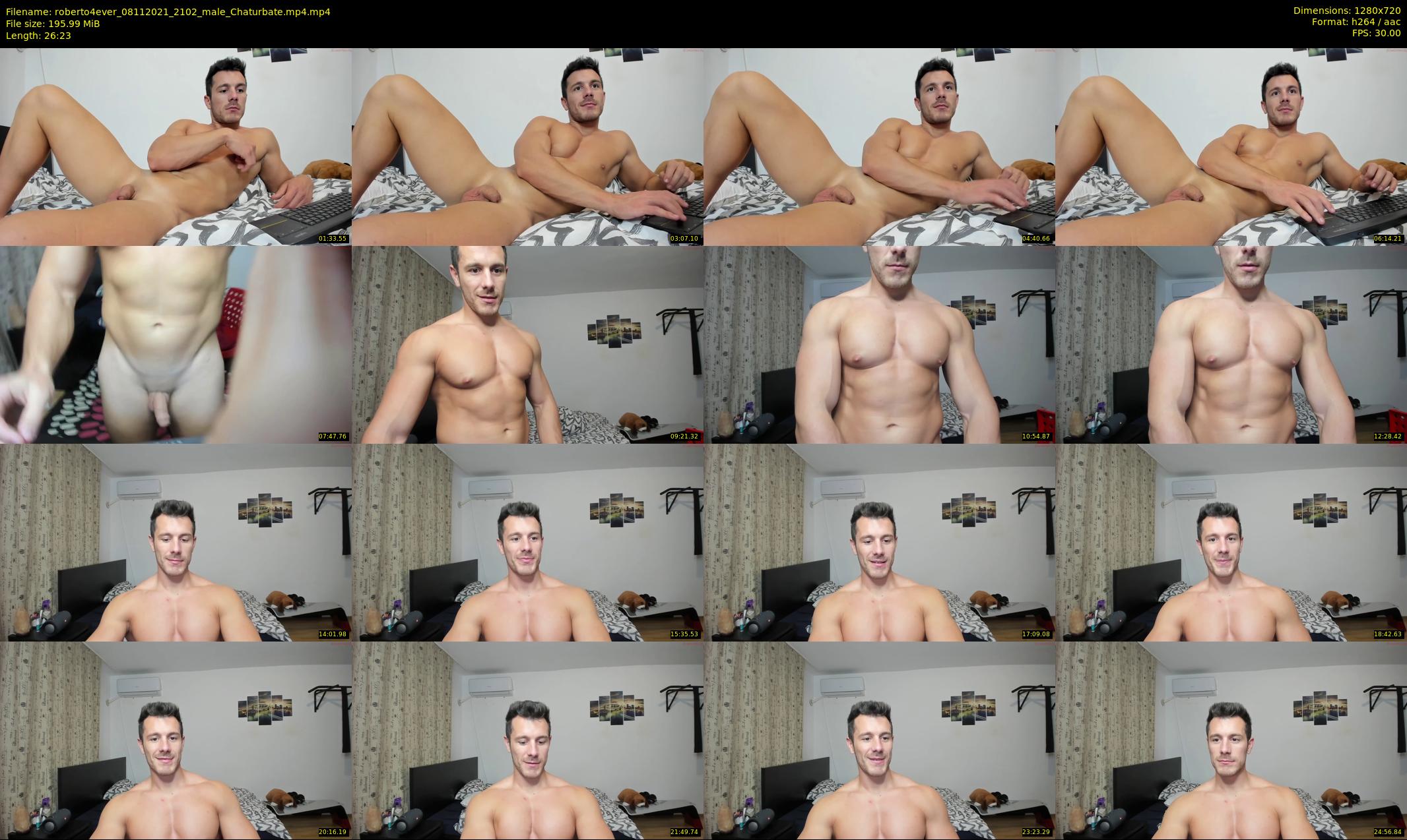 roberto4ever — 27 minute Chaturbate male cam show recording, 720p, Nov 8, 2021