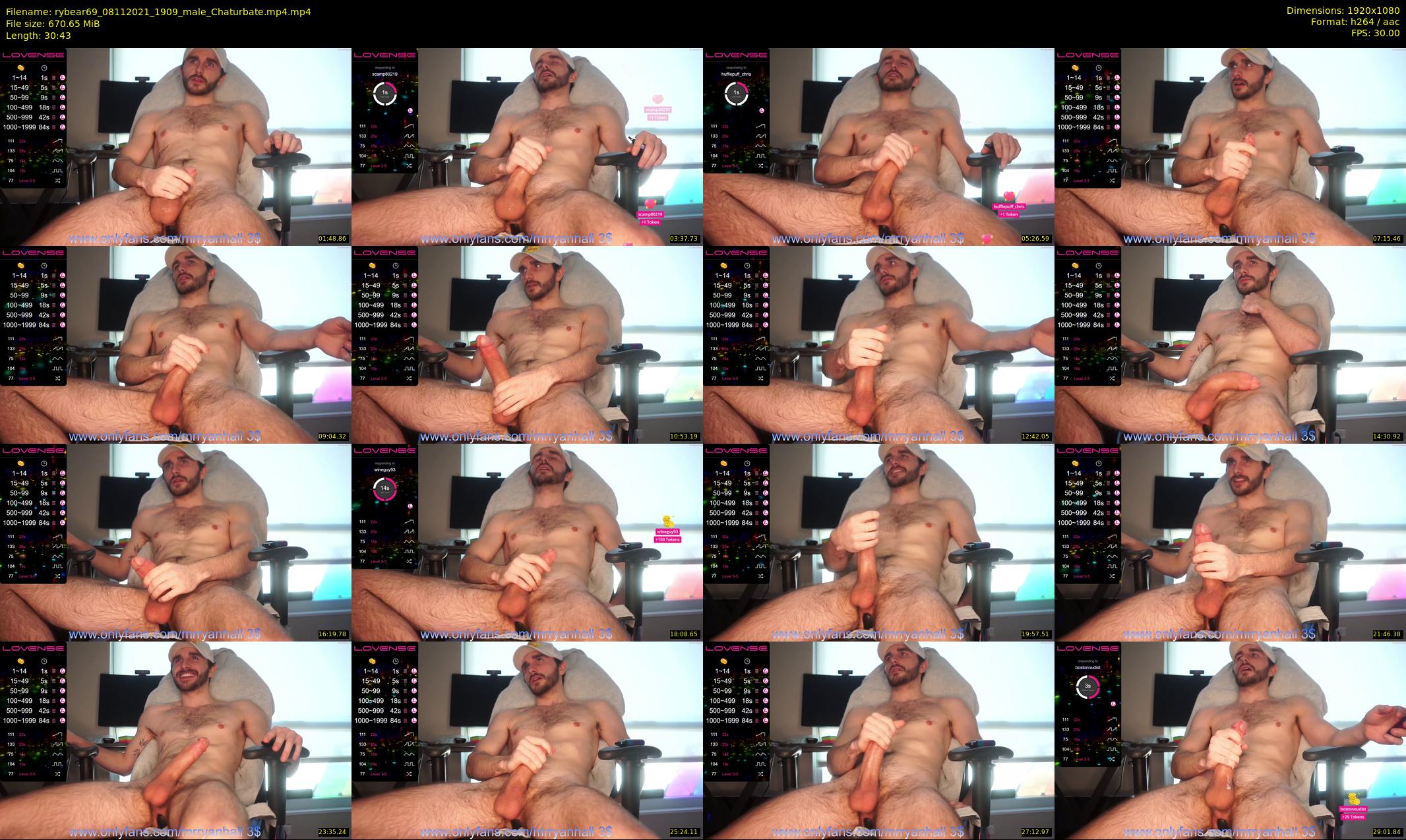 rybear69 — 31 minute Chaturbate male cam show recording, 1080p, Nov 8, 2021