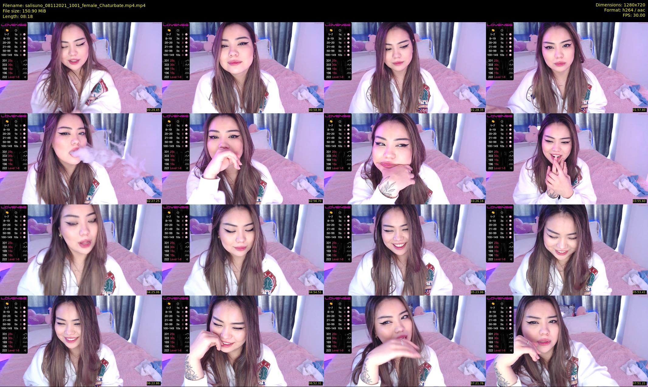 salisuno — 9 minute Chaturbate female cam show recording, 720p, Nov 8, 2021