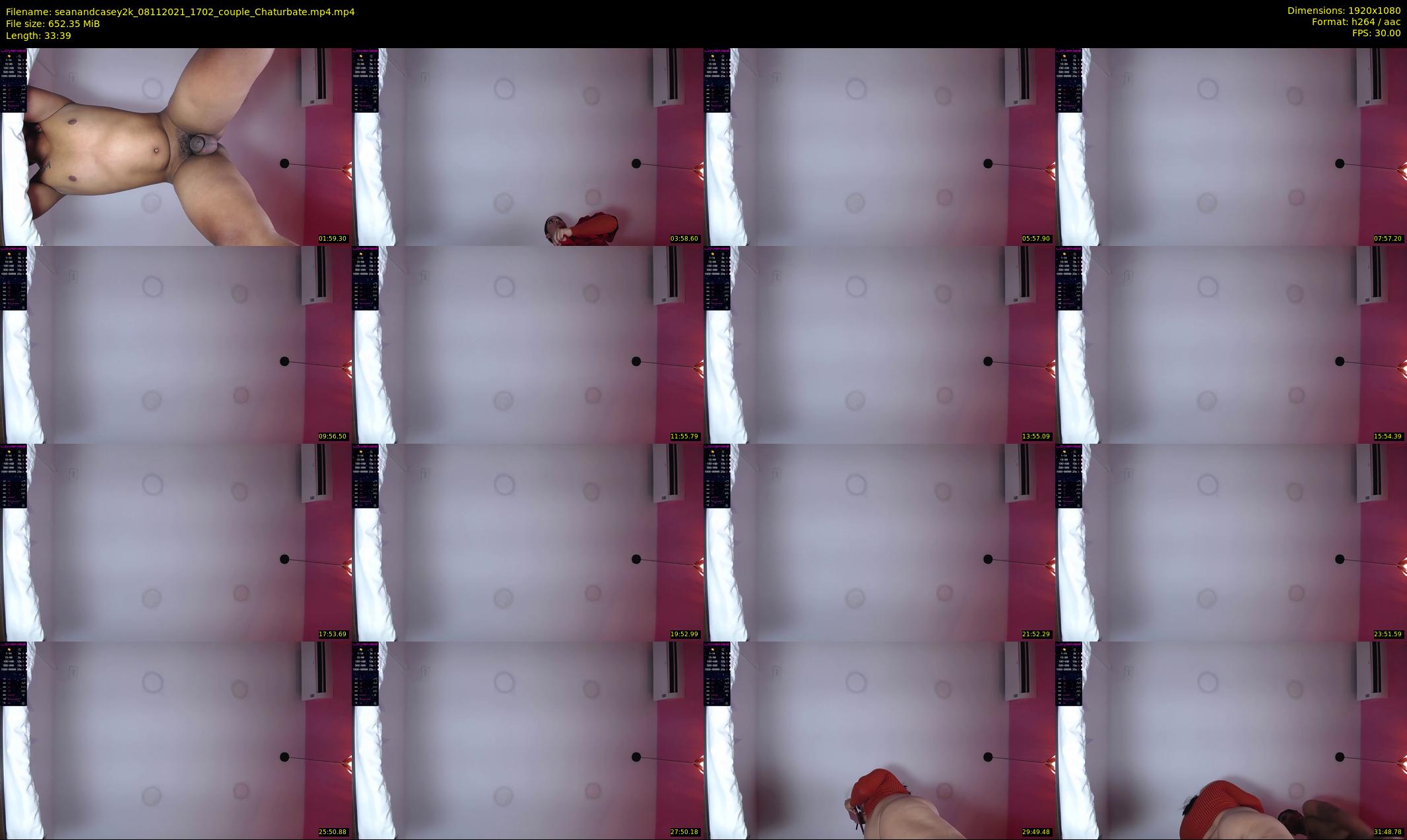 seanandcasey2k — 34 minute Chaturbate couple cam show recording, 1080p, Nov 8, 2021