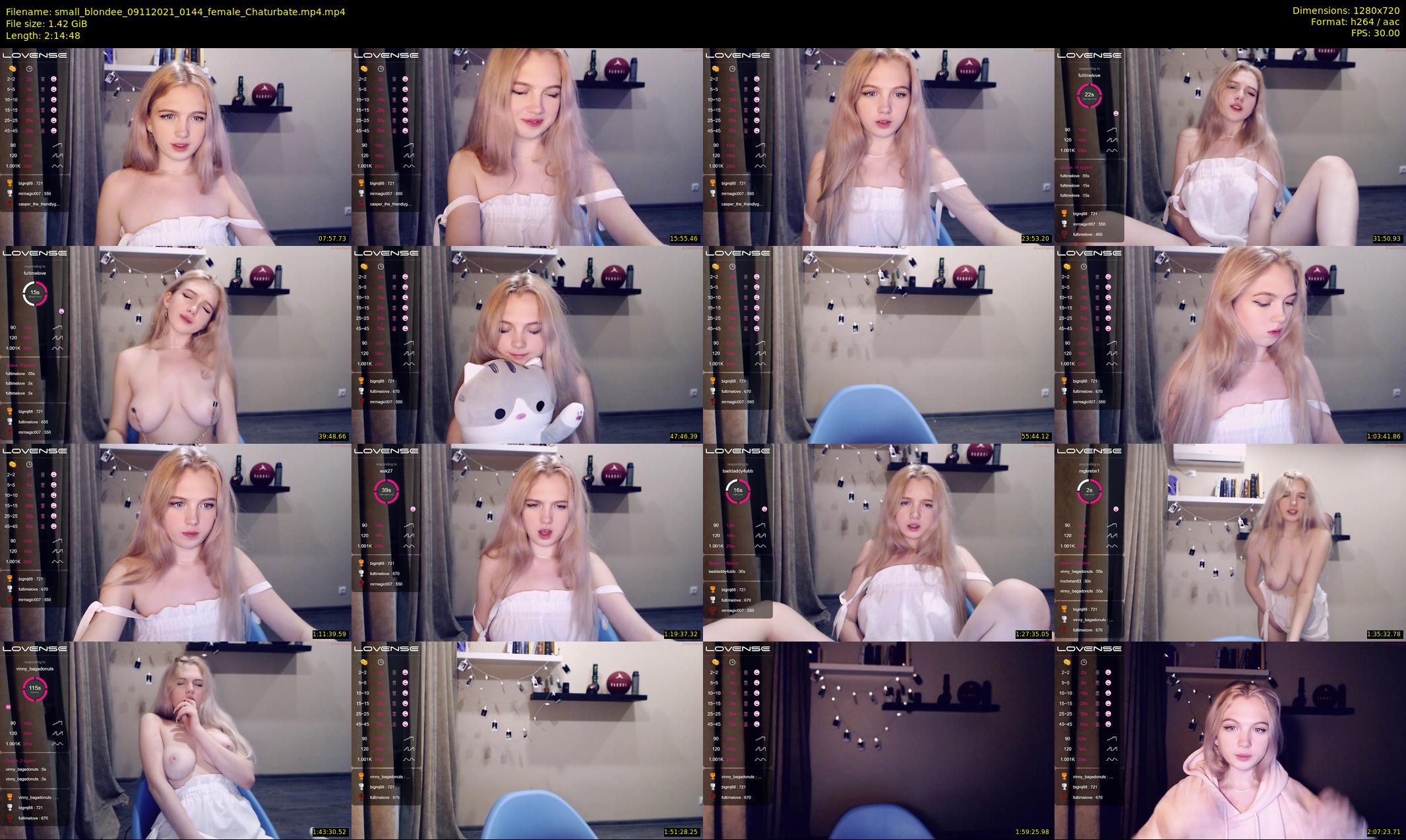 small_blondee — 135 minute Chaturbate female cam show recording, 720p, Nov 9, 2021