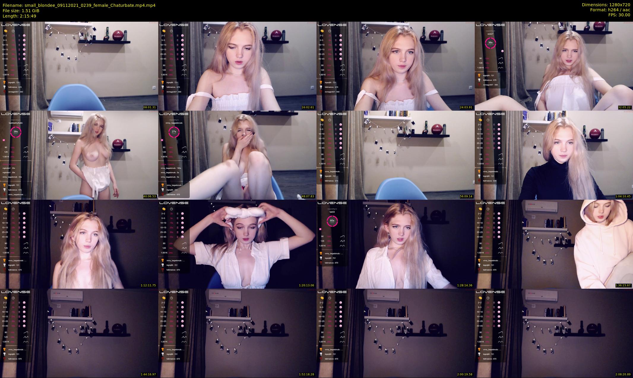 small_blondee — 136 minute Chaturbate female cam show recording, 720p, Nov 9, 2021