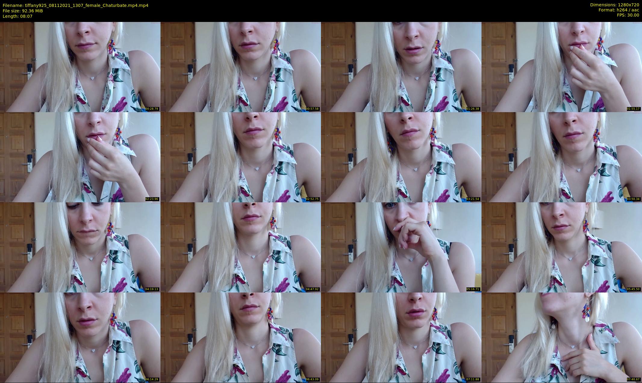 tiffany925 — 9 minute Chaturbate female cam show recording, 720p, Nov 8, 2021