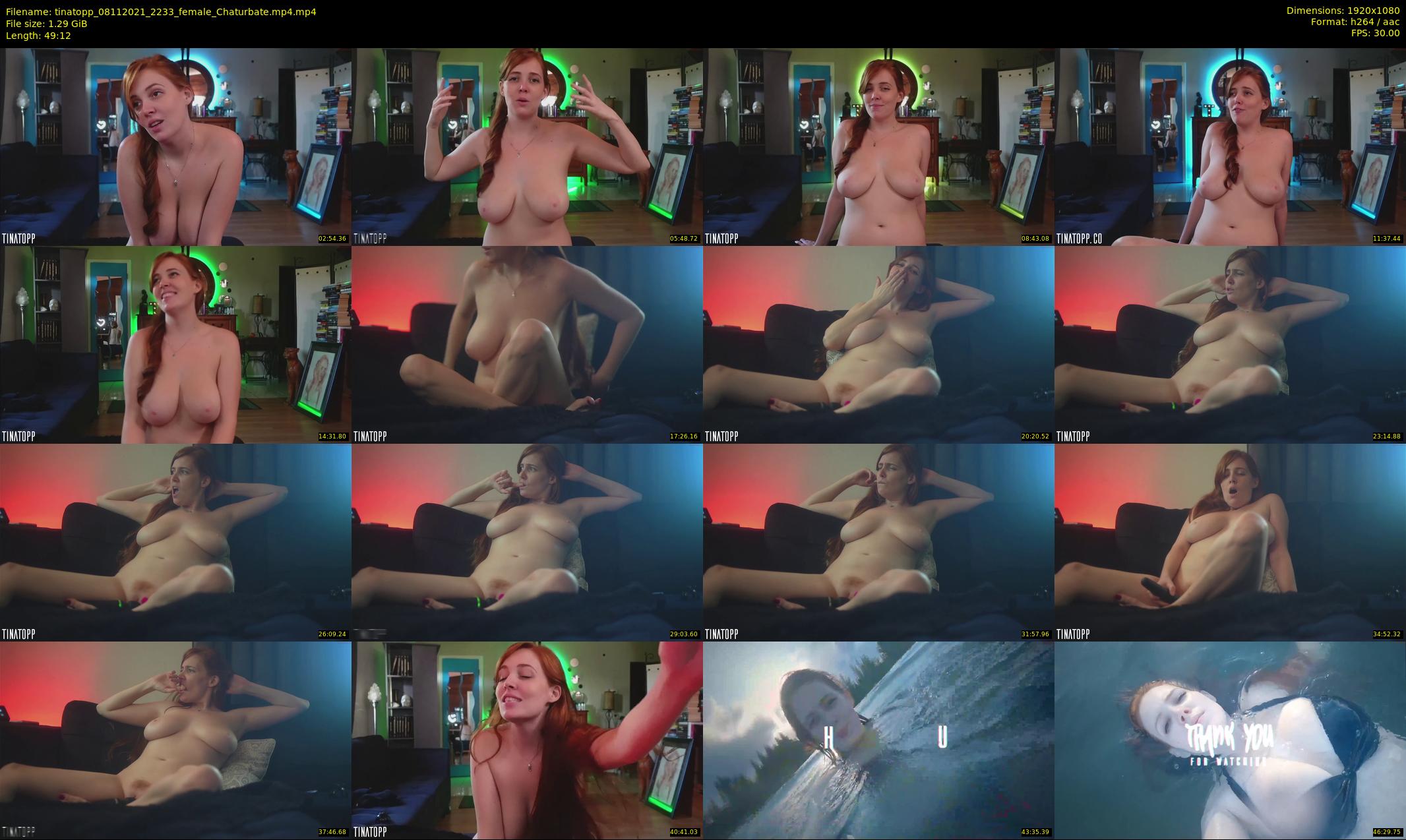 tinatopp — 50 minute Chaturbate female cam show recording, 1080p, Nov 8, 2021